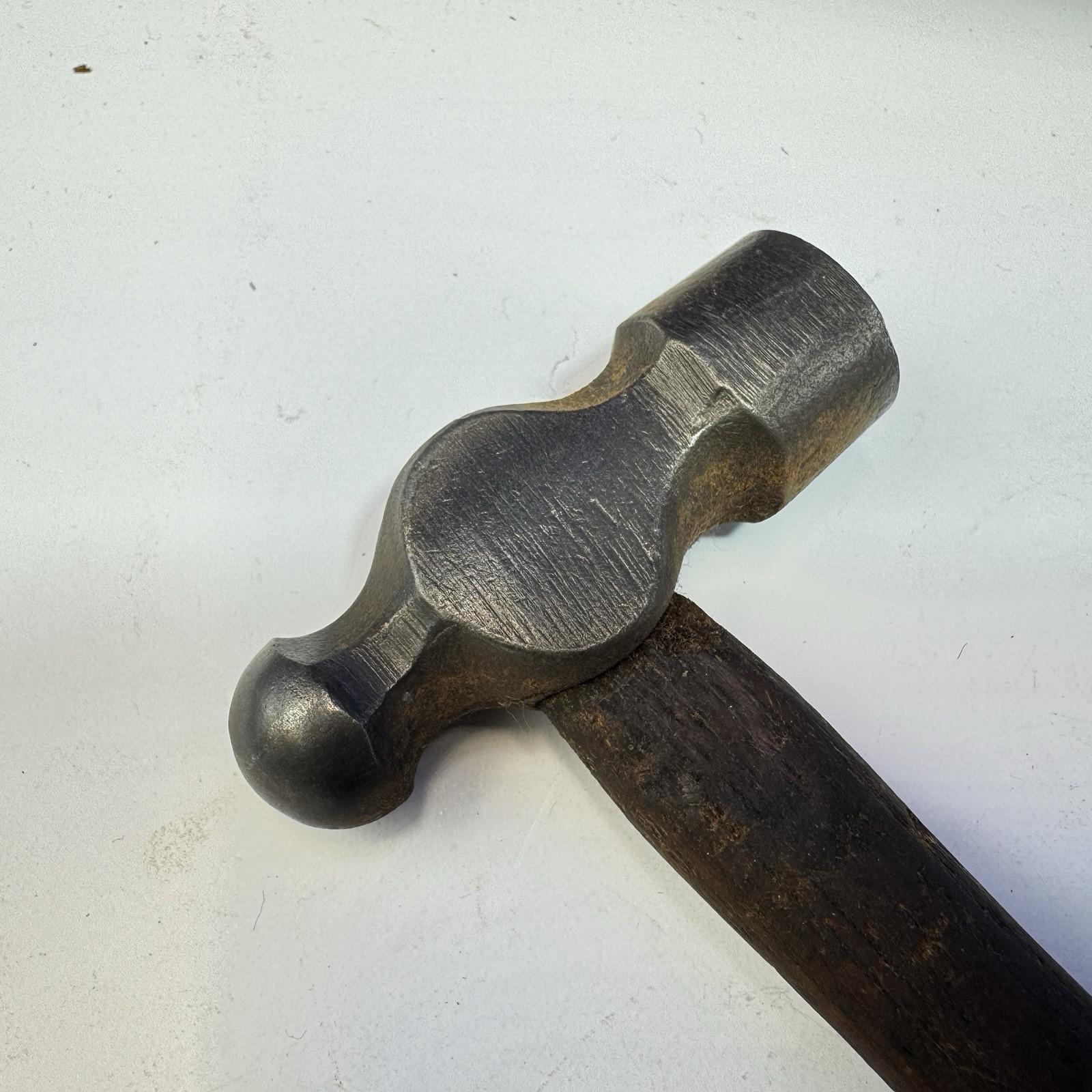 Ball Pein Hammer 400g 11″ Hickory Shaft Vintage Peen Reclaimed Tools Carpentry
