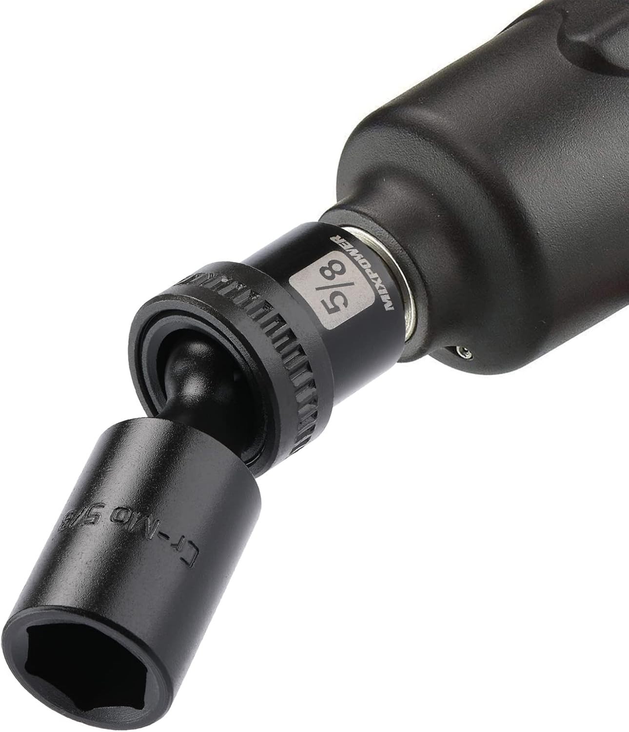 12 Pc Set 3/8″ Drive Deep Impact Swivel Socket, Chrome Moly//
