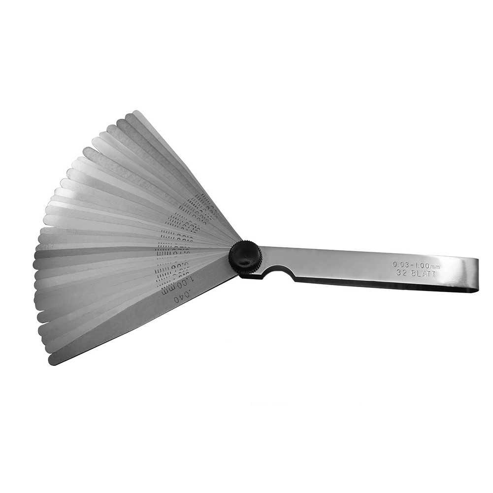 Measuring Tool Feeler Gauge 0.03-1.00mm Feeler Gauge Set Sheet Metal Ruler
