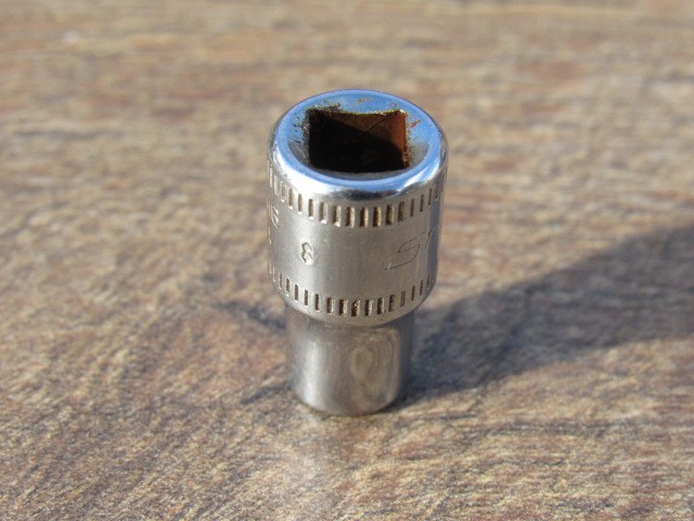 SNAP ON 6MM TMM6 1/4″ DRIVE METRIC 6 PT SHALLOW CHROME SOCKET 6 MM TMM ID MARK