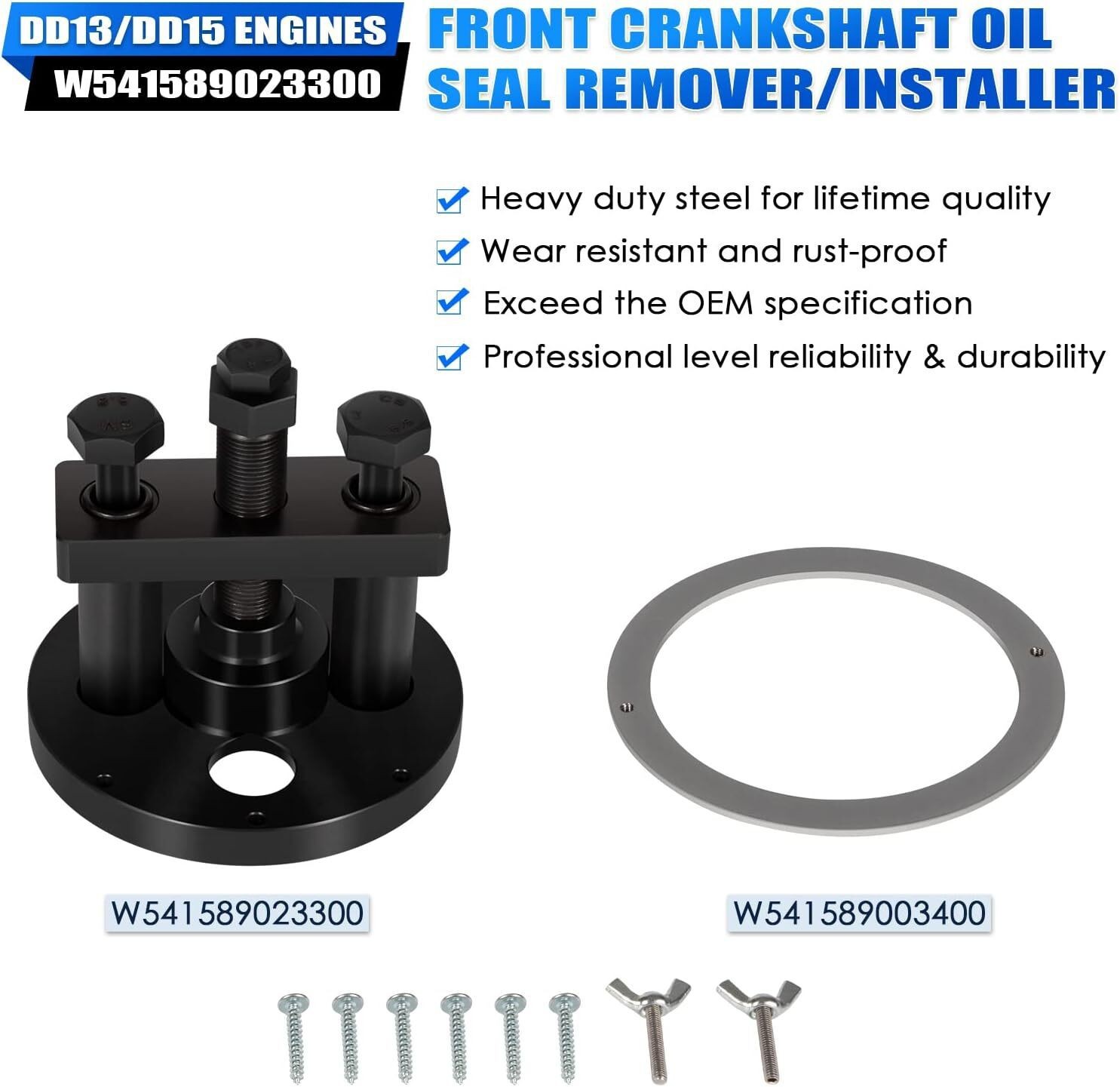 W541589023300 Detroit DD13 DD15 Front Crankshaft Seal Remover/Installer Tool