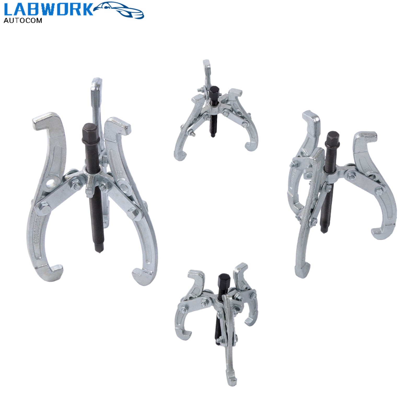 Gear Puller Set 3″ 4″ 6″ 8″ 3 Jaw Puller Kit for Pulley Gear Bearing Flywheel