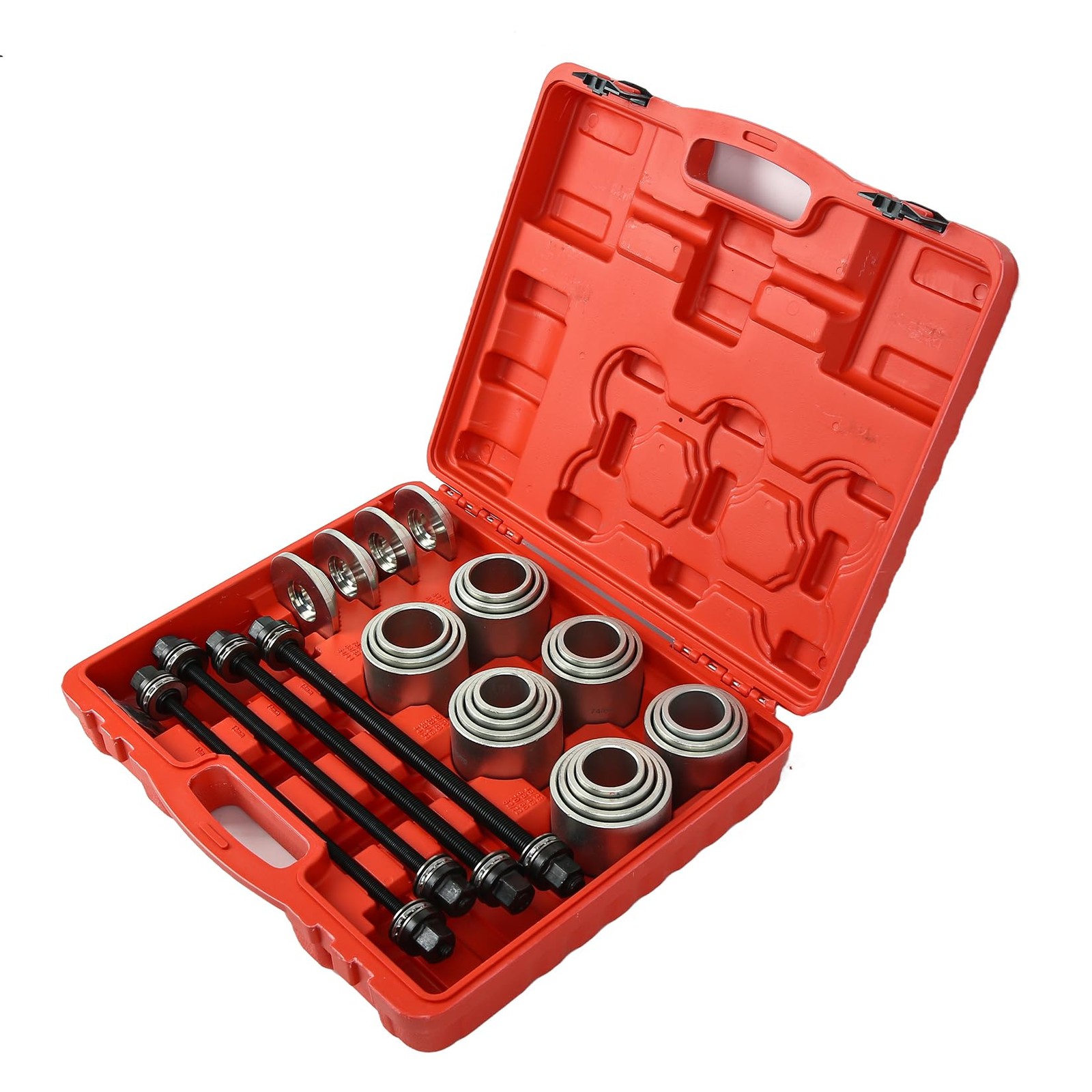 28PCS ProfessionalPress & Pull Sleeve Kit for Removing Bearings Bushes Seals