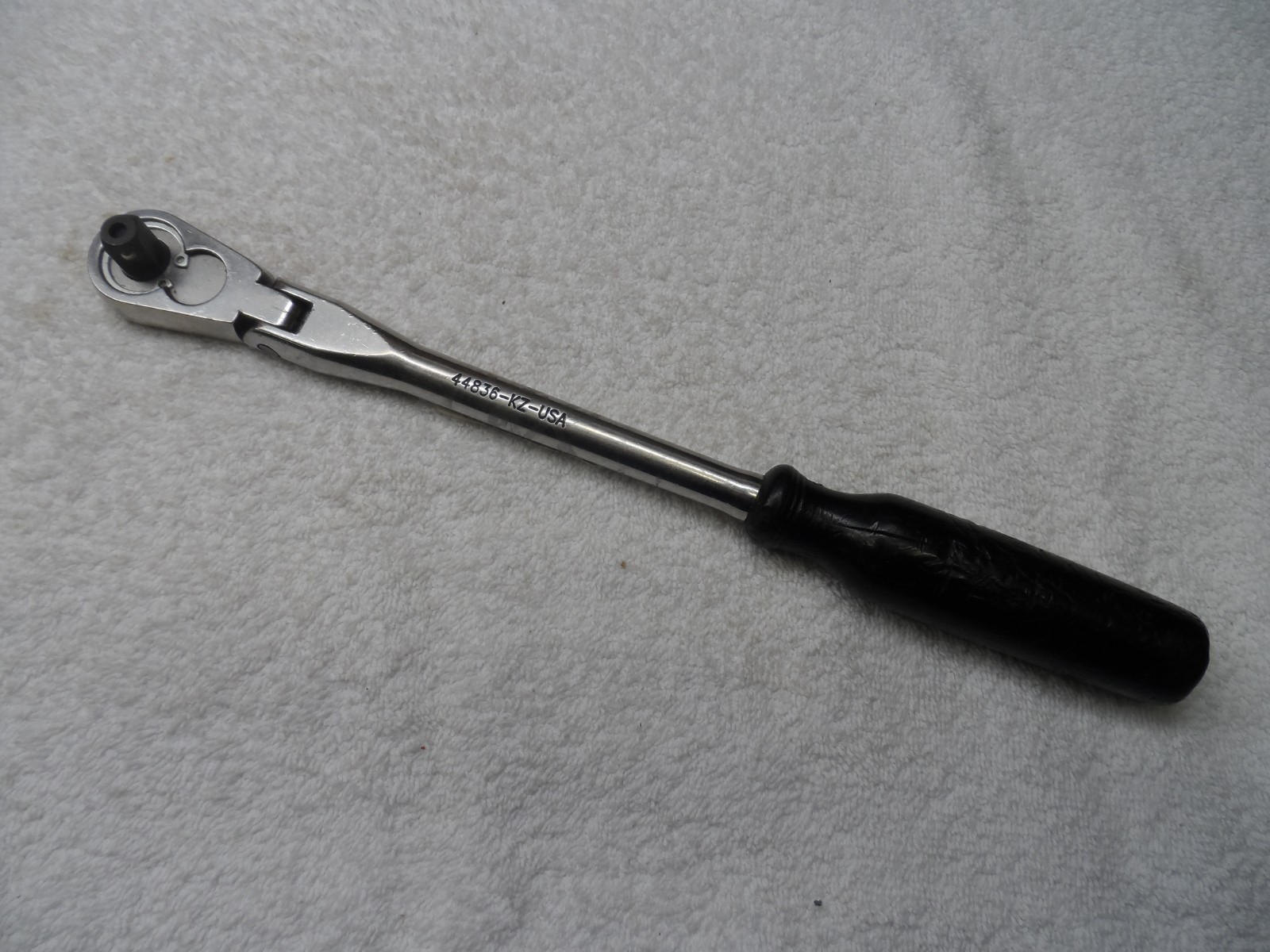 Craftsman 3/8 Drive Ergo Full Polish Flex Head Ratchet USA KZ PN 44836 (refurb)