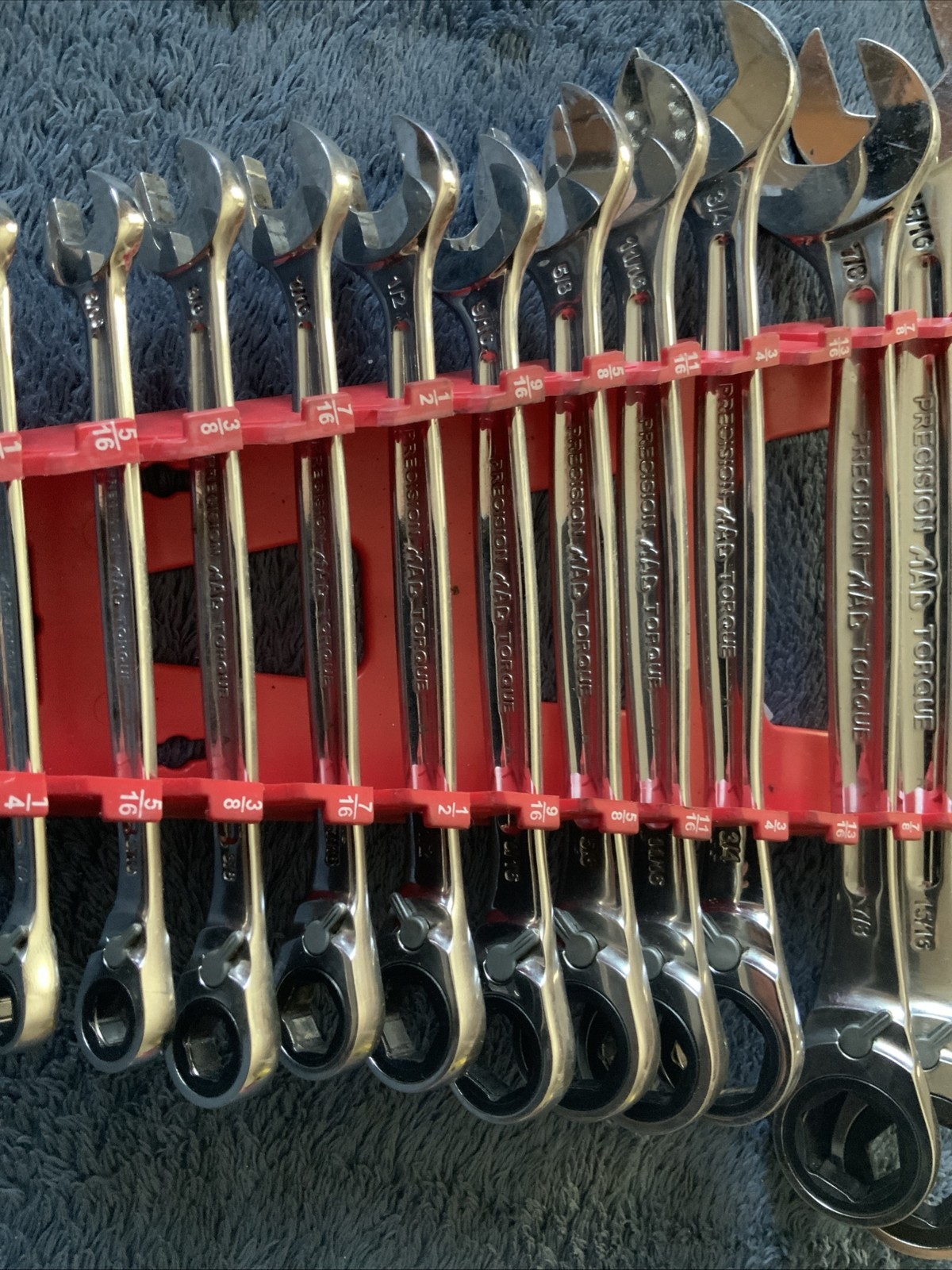 Mac Tools Ratcheting Precision Torque Wrench Set…sae….missing1..….12pc Set