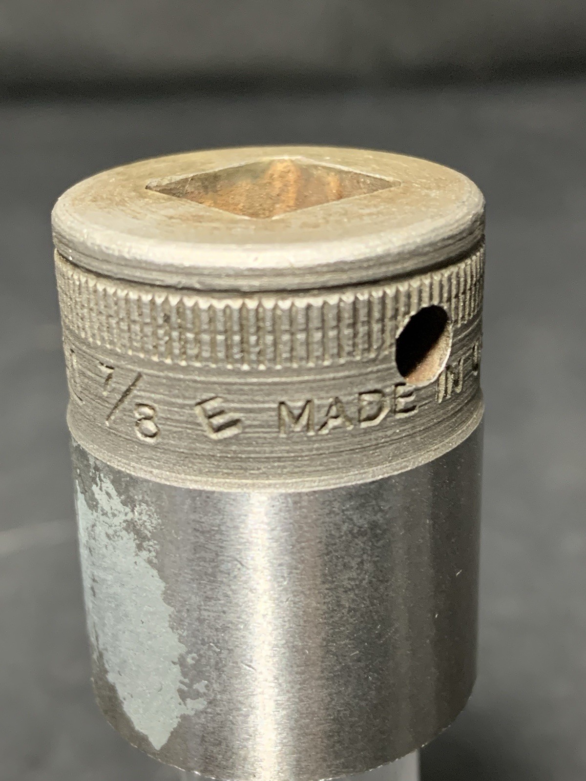 Vintage 1944 Snap-On Tools SW280 «E» Emergency 7/8” Socket 1/2” Drive 12 Point