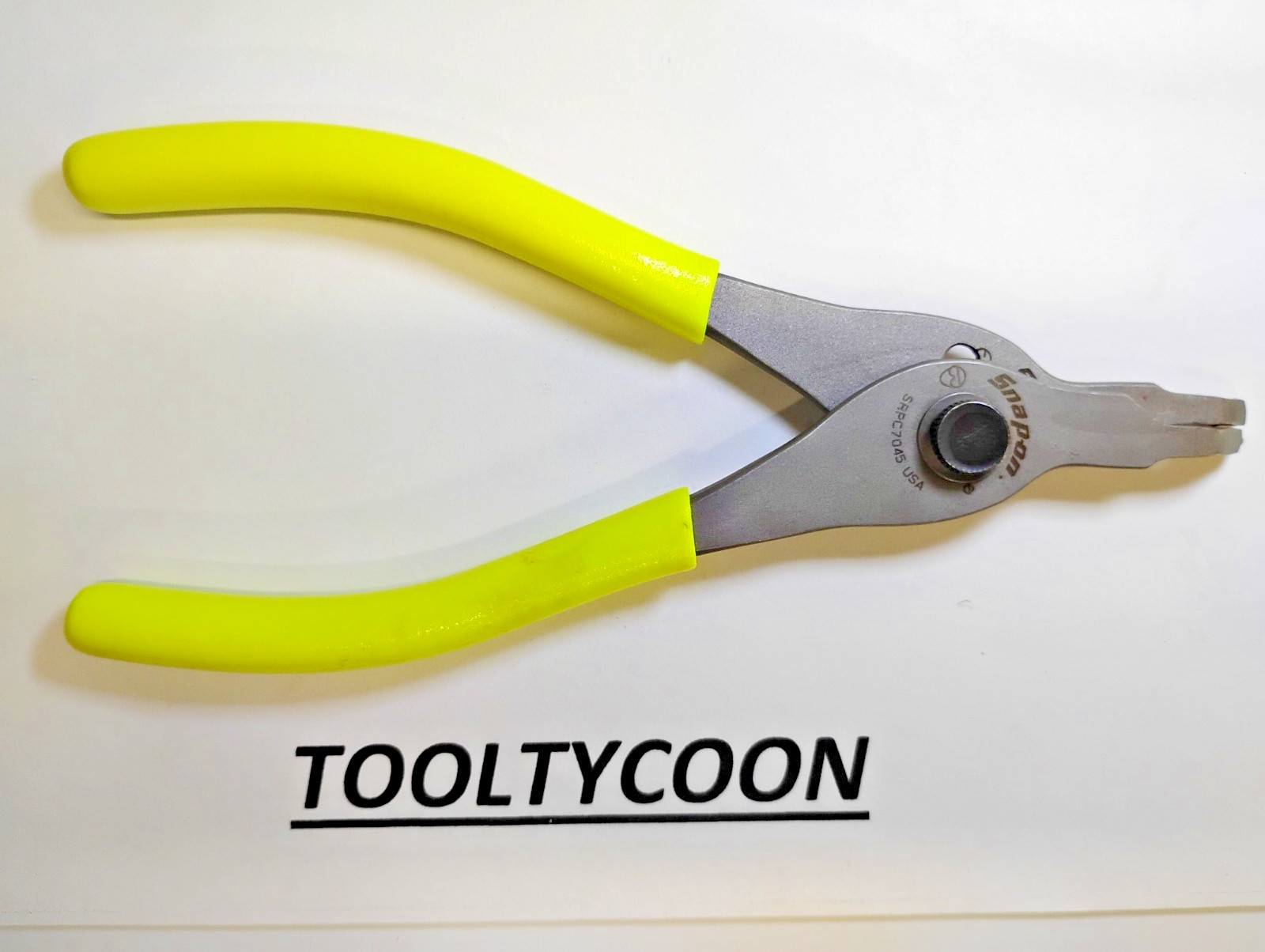 Snap-on Tools HIVIZ 45° Tip .070 Convertible Retaining Ring Pliers SRPC7045HV