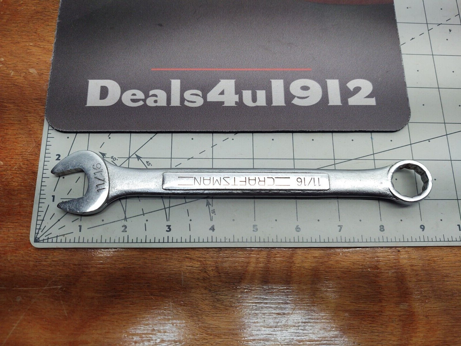 Craftsman 11/16in. Combination Wrench Vintage VV 44698 Made in USA Very Good Pre
