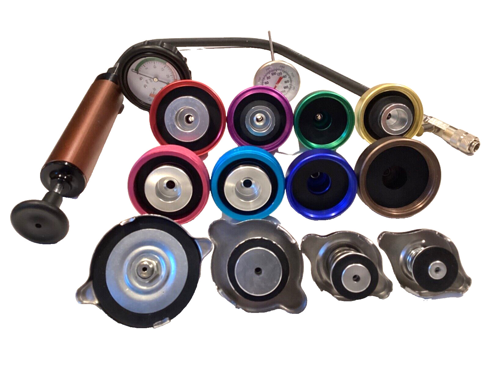 Performance Tools NEW Cooling System Pressure Test Kit In Snap Latch Case W89733