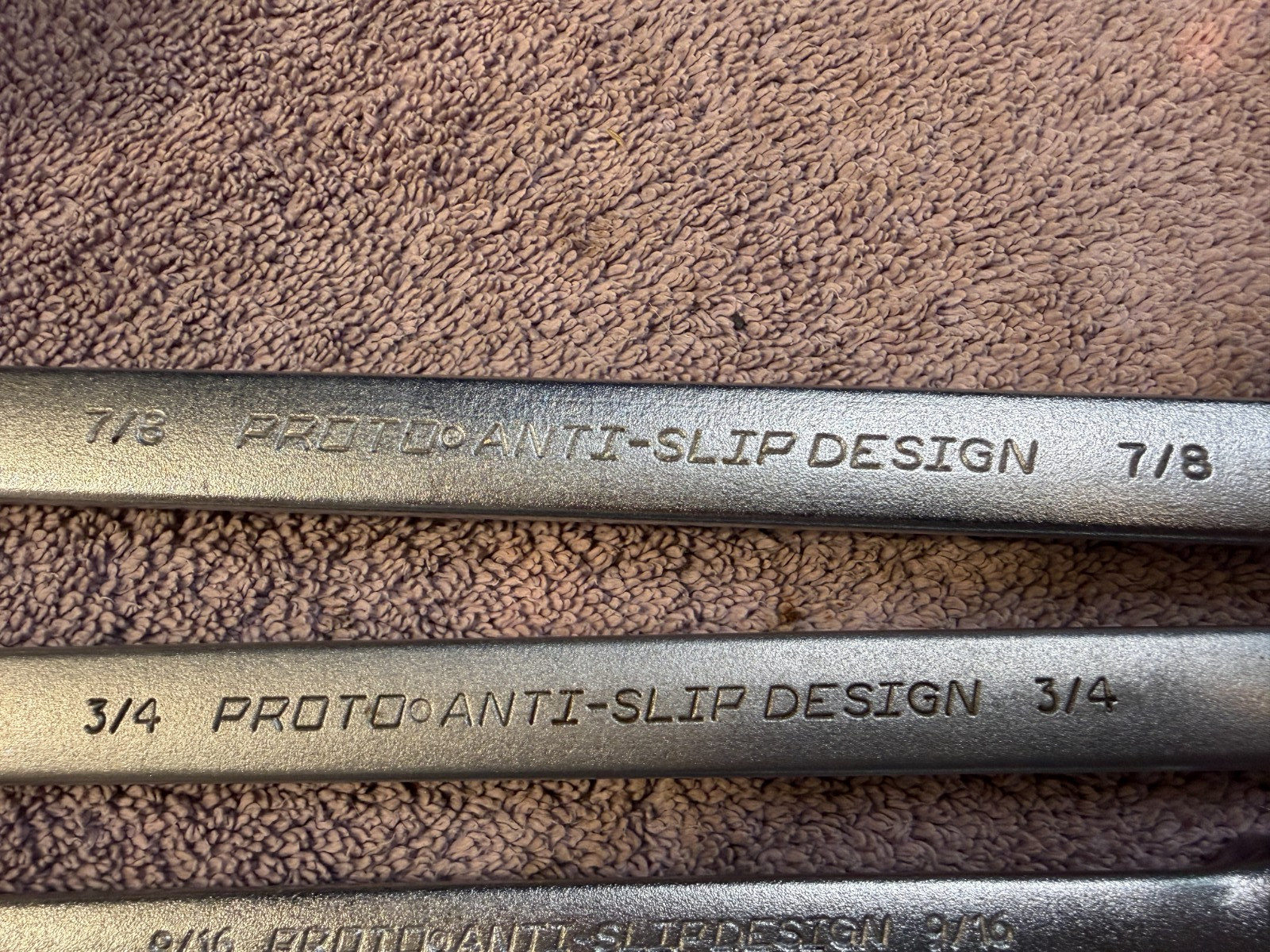 4 – Proto Anti-Slip Design (ASD) 7/8″ 3/4″ 9/16″ 3/8″ Great shape see pics
