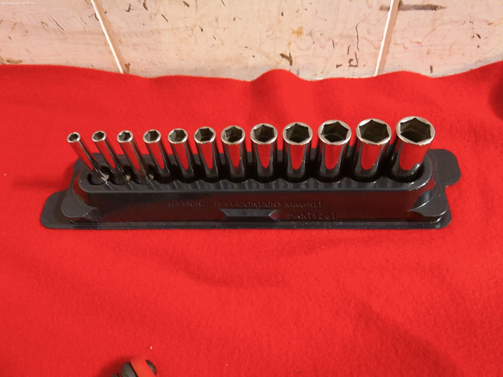 Snap-On STMM 12pc Deep Metric 6pt 1/4 drive Socket Set 5mm-15mm 112stmmy mint