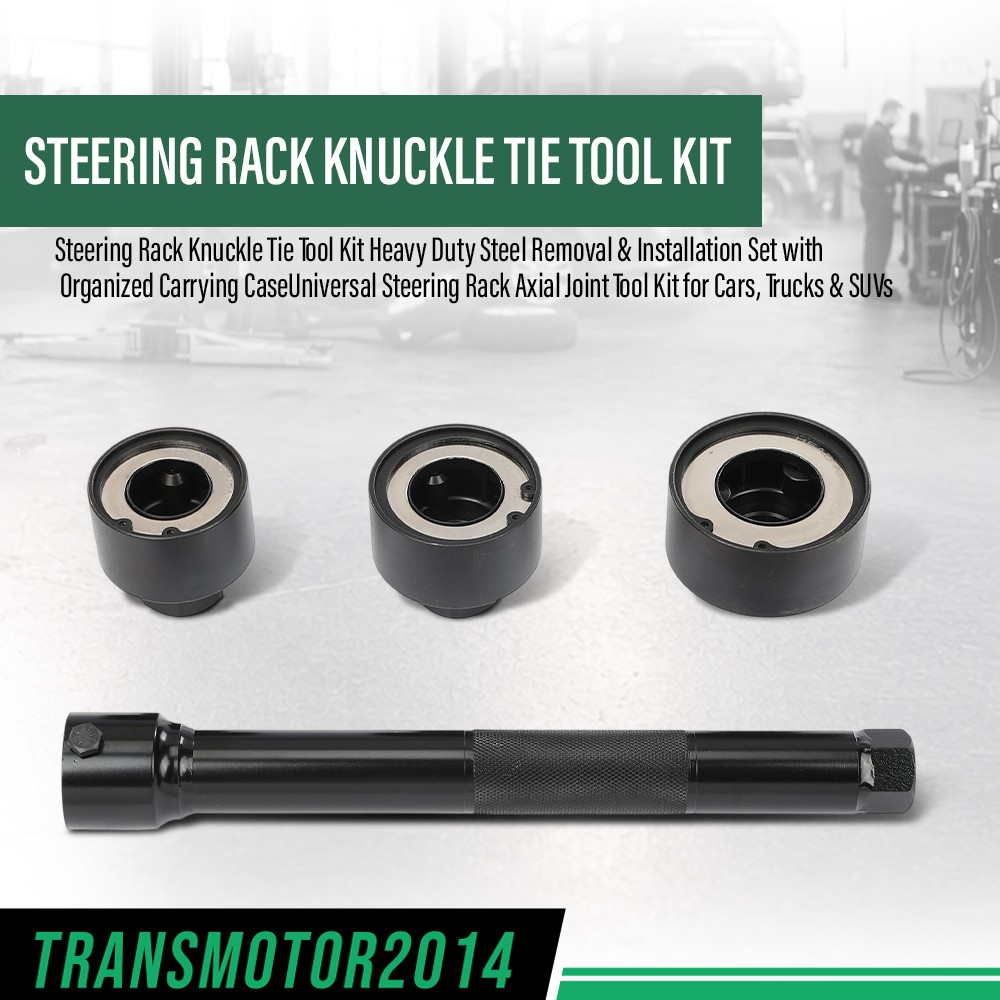 Universal Steering Rack Knuckle Tie Rod End Axial Joint Remover Tool Kit 4PCS