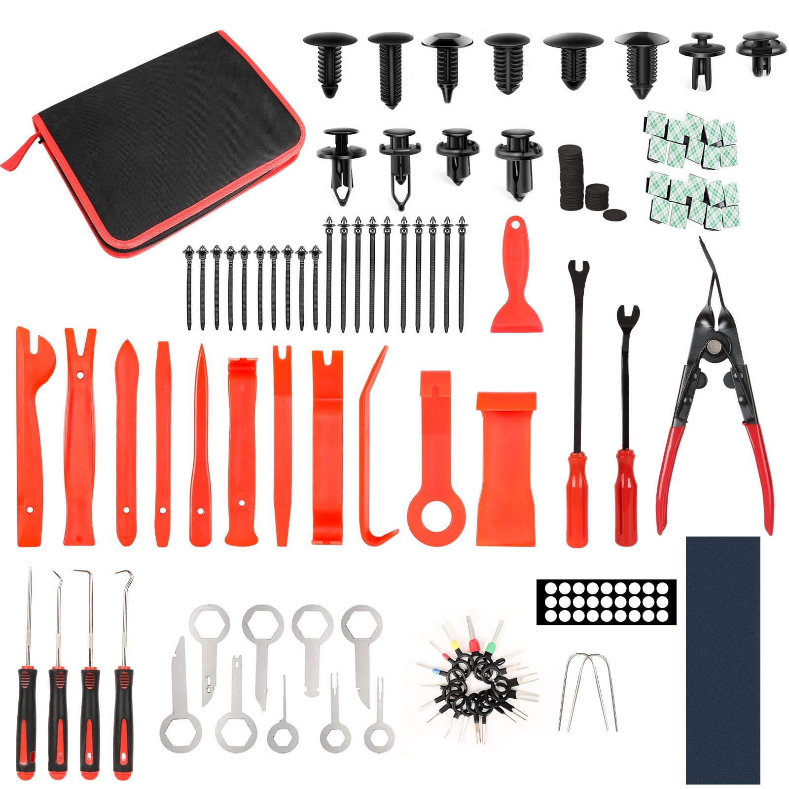 238Pcs Car Trim Removal Tool Set Hand Tools Pry Bar Panel Door Interior Clip set
