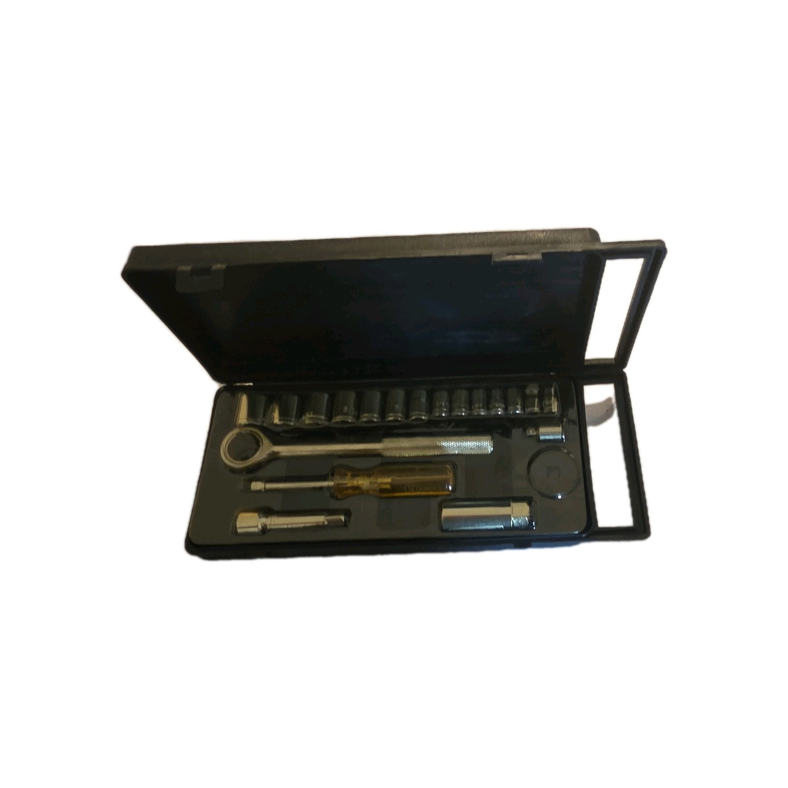 Test Rite 21 Piece 1/4 & 3/8 Drive Ratchet Socket Set SAE INCH sizes