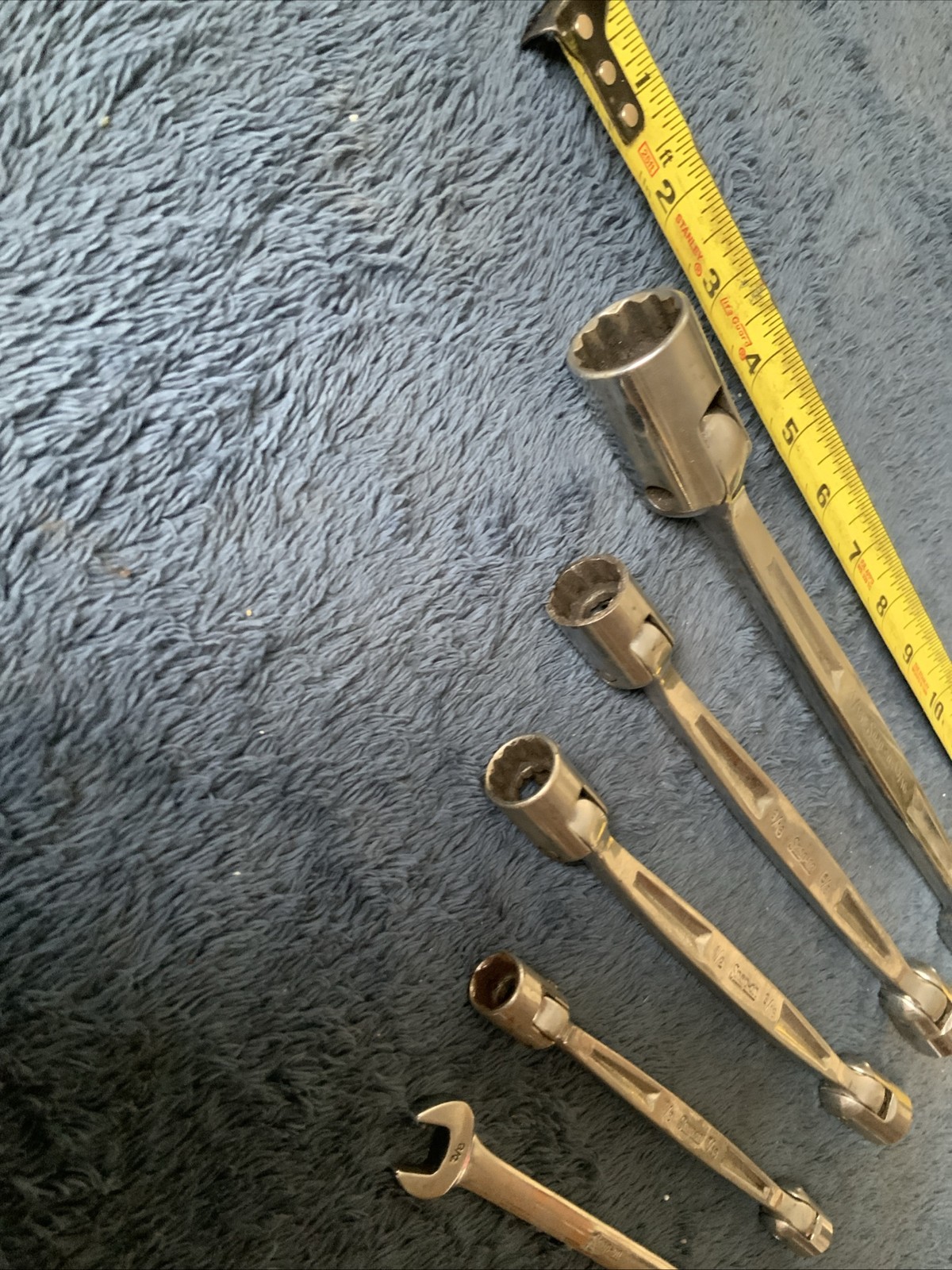 Snap On 5pc Swivel End Wrenches….different Styles….see Pics…..older Styles…..