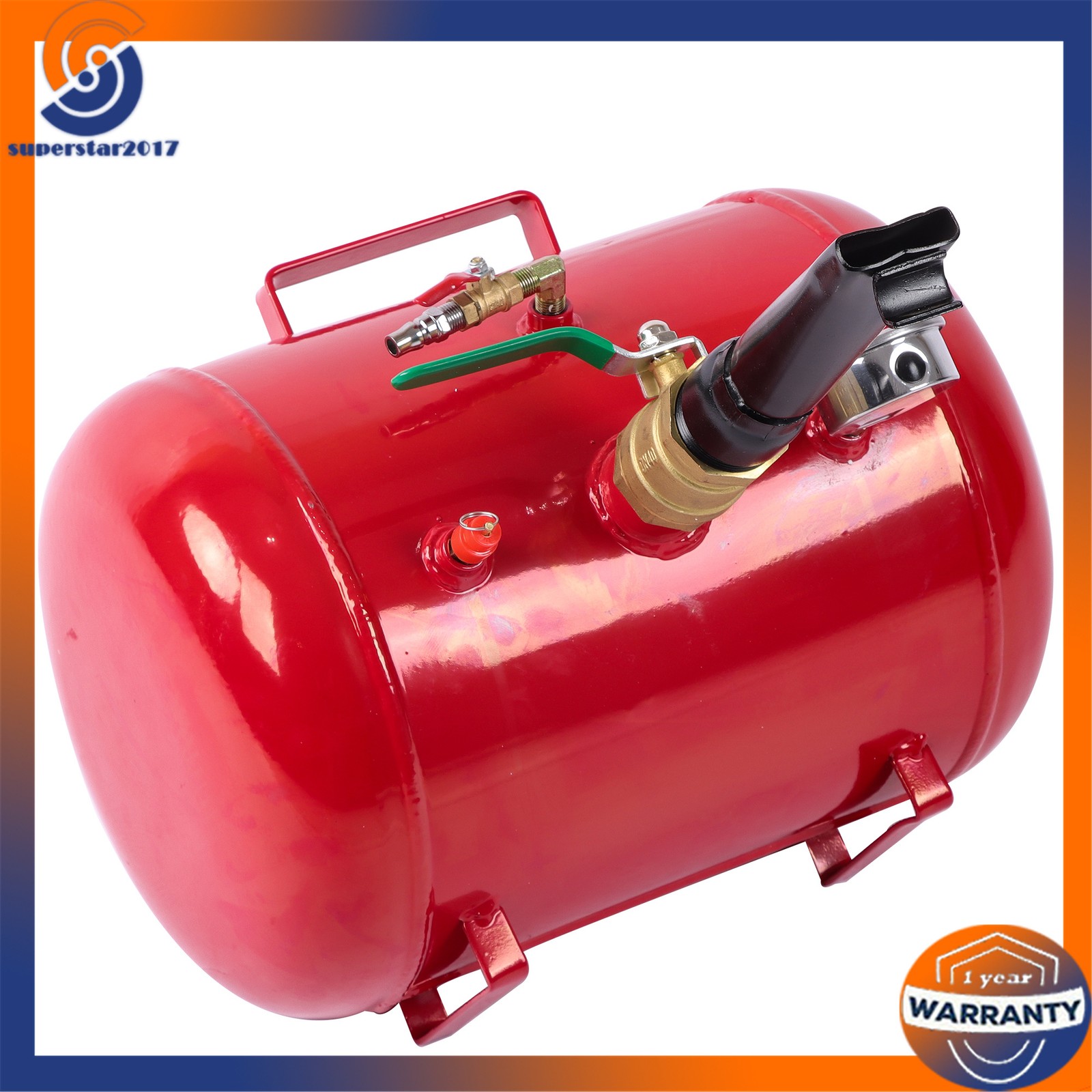 7.5 Gallon Air Tire Bead Seater Blaster Tool 145PSI Seating Inflator Truck ATV