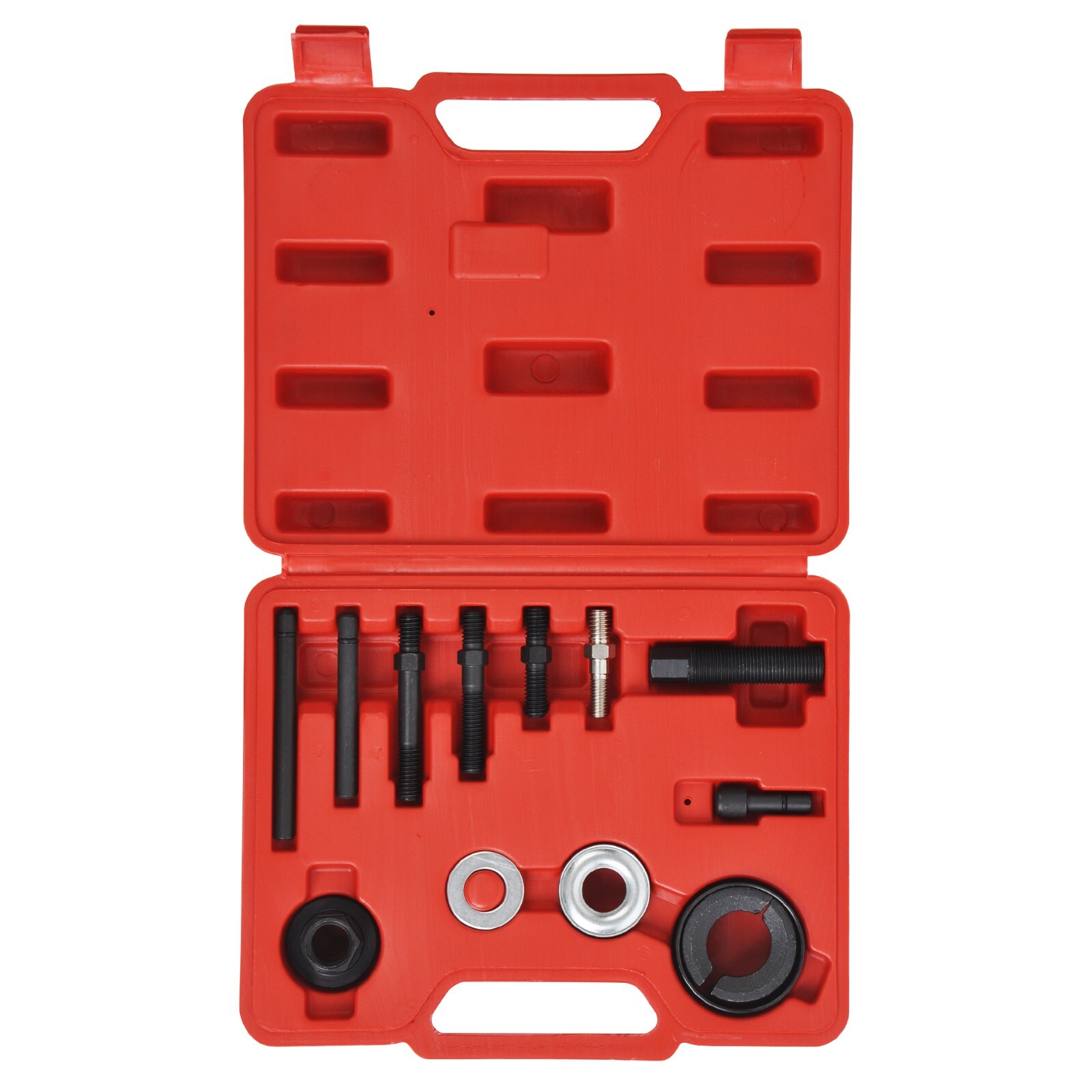 12Pc Pulley Puller Remover Installer Kit Power Steering Pump Alternator Pulley
