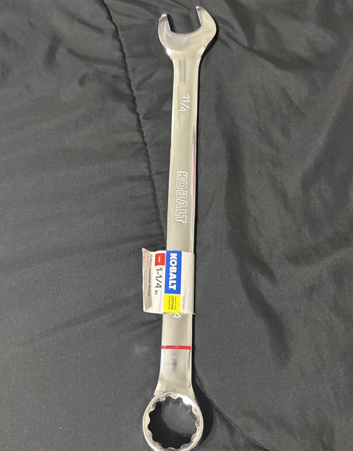 Kobalt 1-1/4″ in. 12-point Standard (SAE) Combination Wrench 16.9″-In. Length
