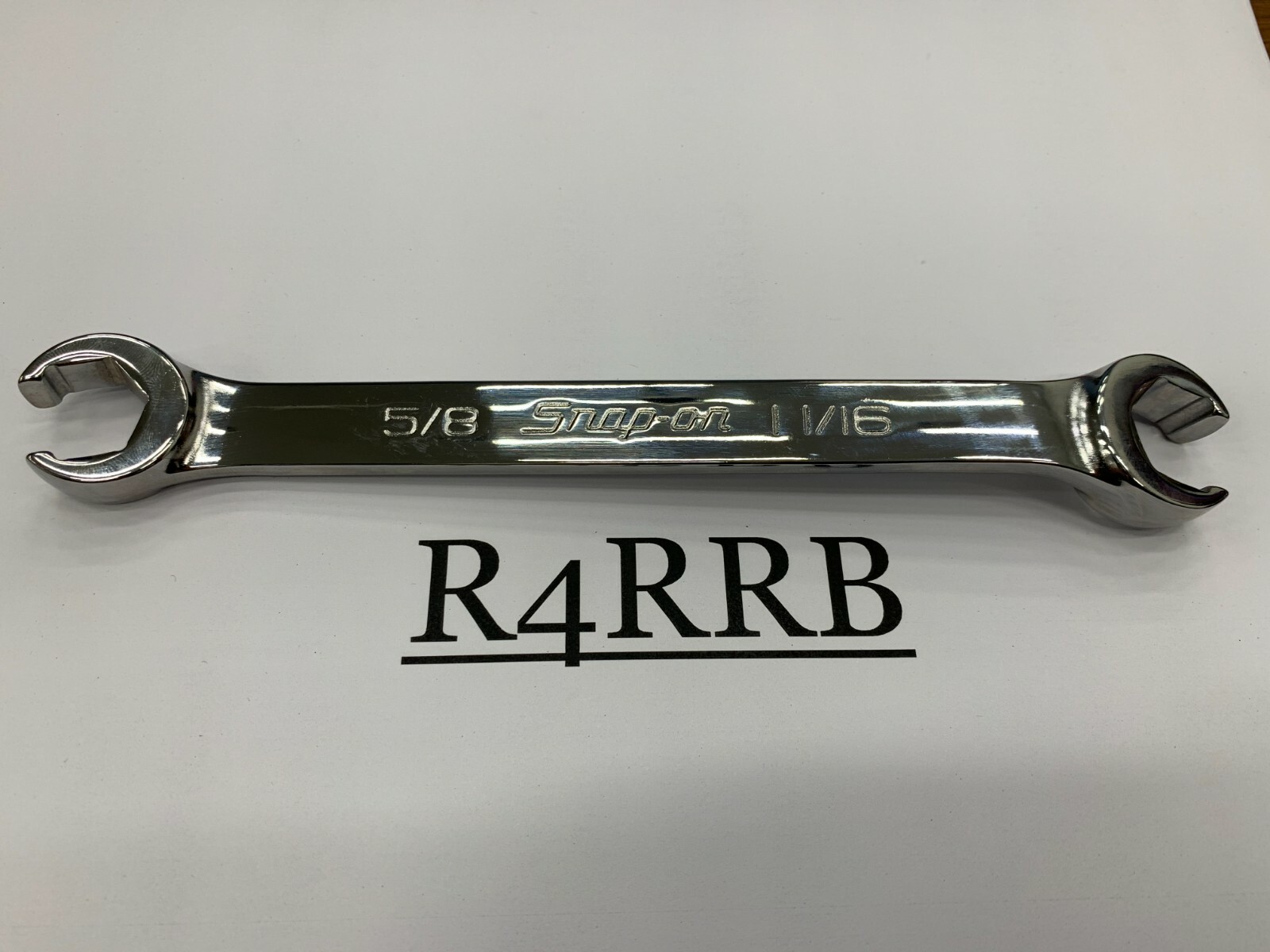 Snap-On Tools USA NEW 5/8″ 11/16″ SAE Double Flare Nut 6pt Line Wrench RXFS2022B