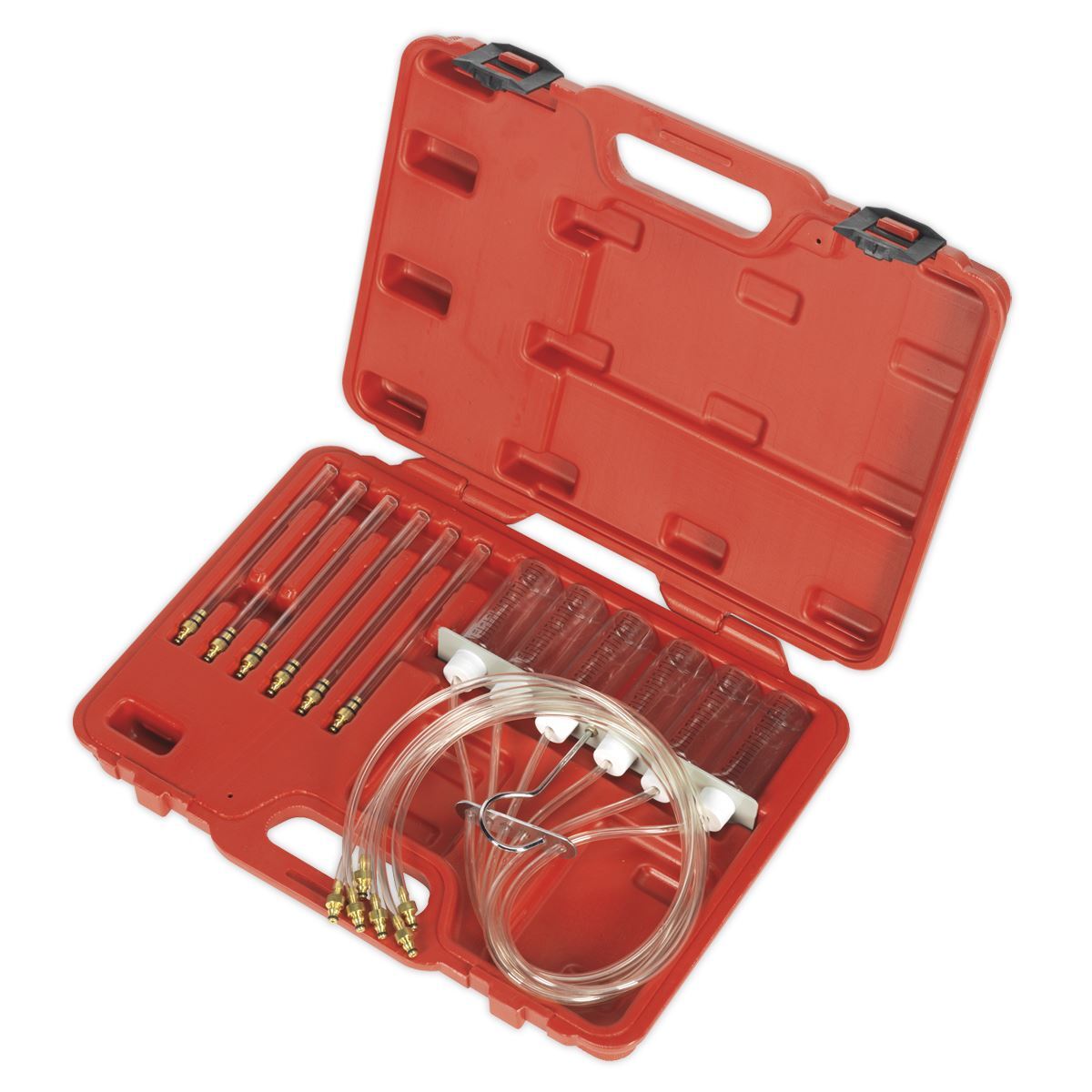 Sealey Diesel Injector Flow Test Kit – Common Rail Automotive Garage Workshop