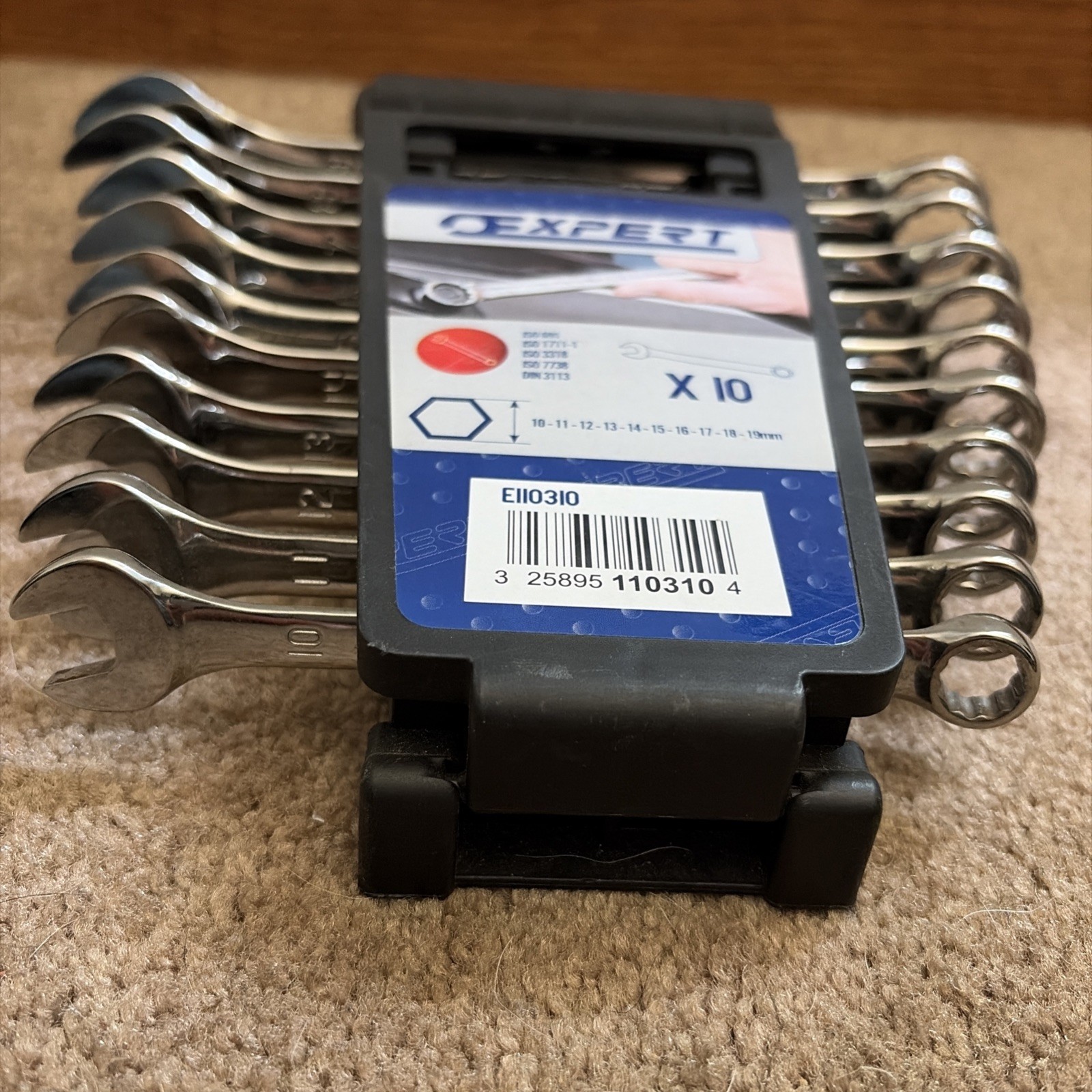 Mac Tools EXPERT Series 10 pc. 10-19mm Metric 12-Point Wrench Set