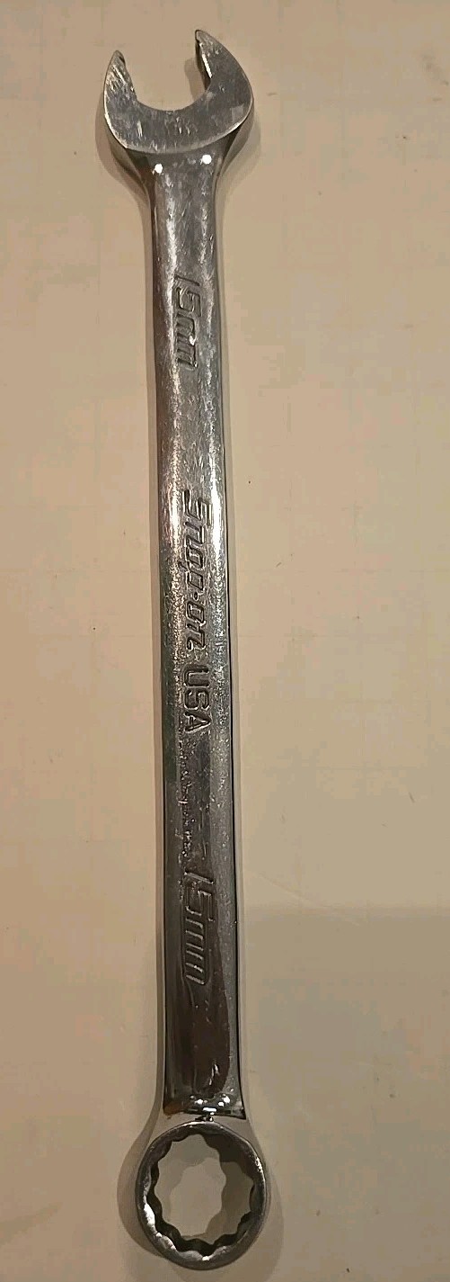 Snap On SOEXM15 metric 15 mm millimeter combination wrench