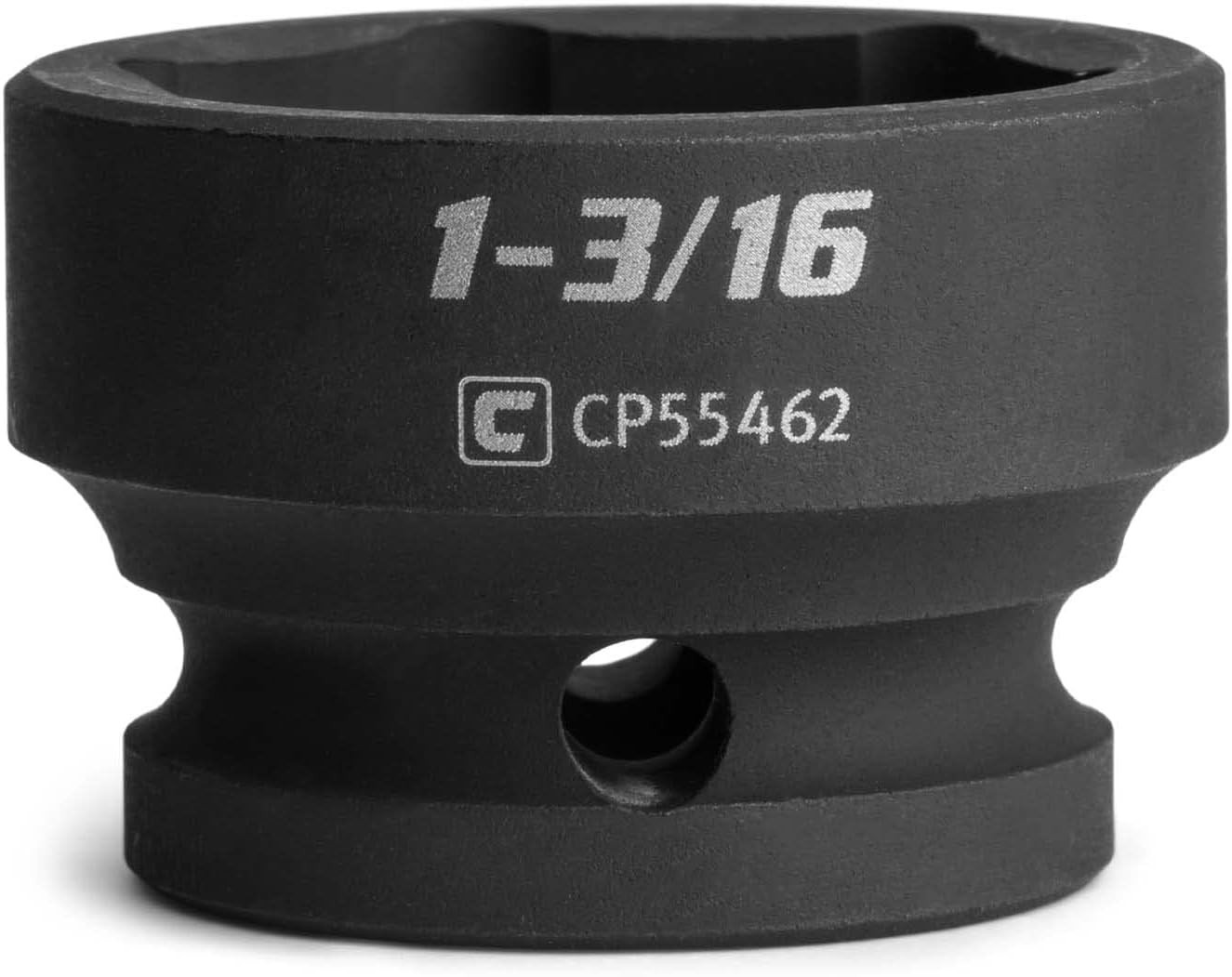 1-3/16 in. Stubby Impact Socket, 1/2 in. Drive, 6-Point, SAE