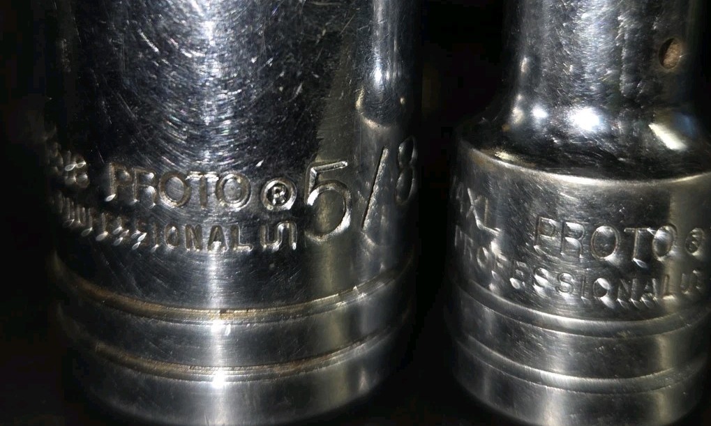 Proto Professional 5/8″& 1/4″ Hex Bit Driver Socket 1/2″ Drive 5441 Made in USA