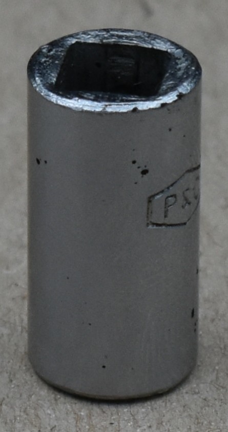 P&C PROTO & CHALLENGER 0208S, 1/4″ SAE, 1/4″ DRIVE, 8-POINT, CHROME SOCKET