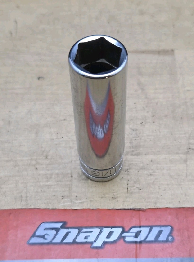 New Snap On TS221 – 1/2″ Drive 11/16″ Deep 6Pt Chrome Socket Ships Free