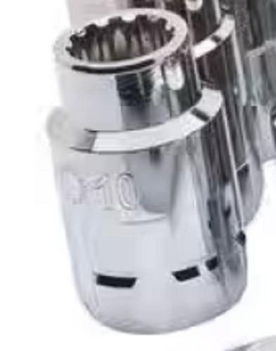 Husky Pass Thru Socket 3/8″ Drive 10mm Socket Universal 12 PT. Max Axess Through