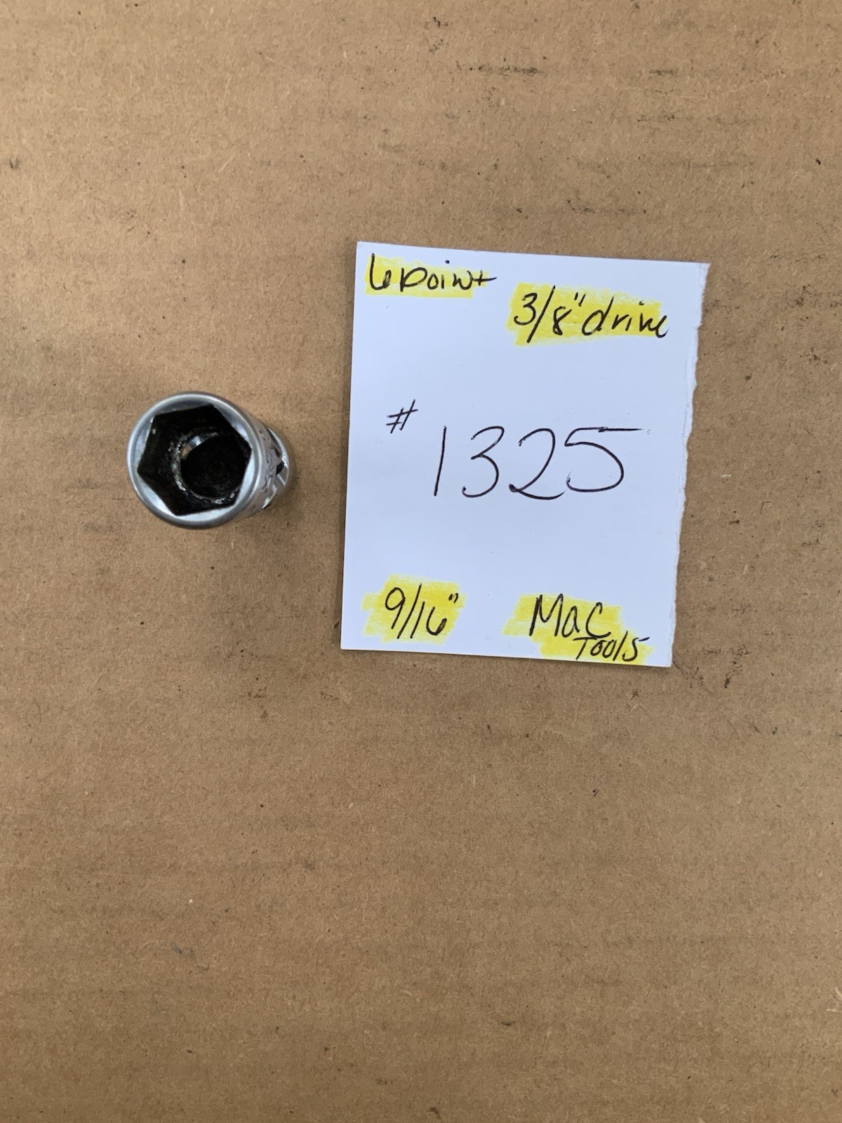 MAC Tools 6-Point Swivel Socket 3/8″ Drive XU186 9/16″ Made in USA