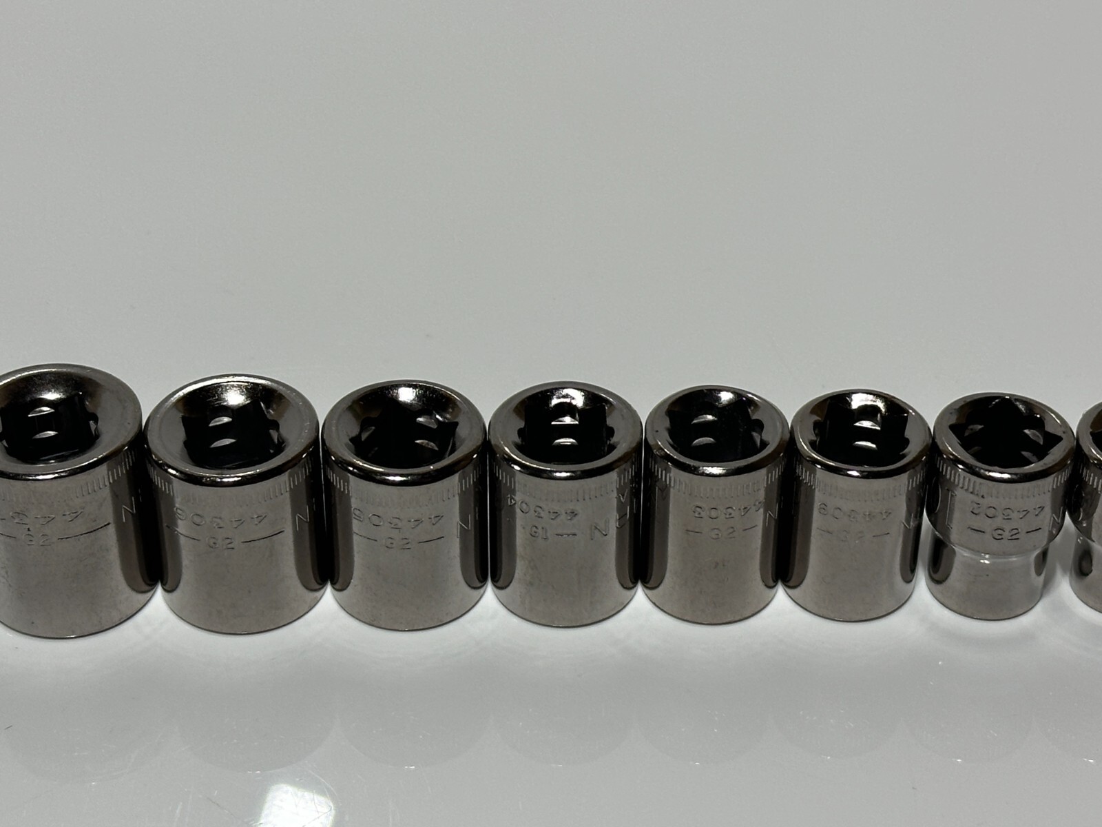 NOS Craftsman USA 15pc Metric 6mm to 21mm Shallow Socket Set – 3/8″ Drive, 12 PT