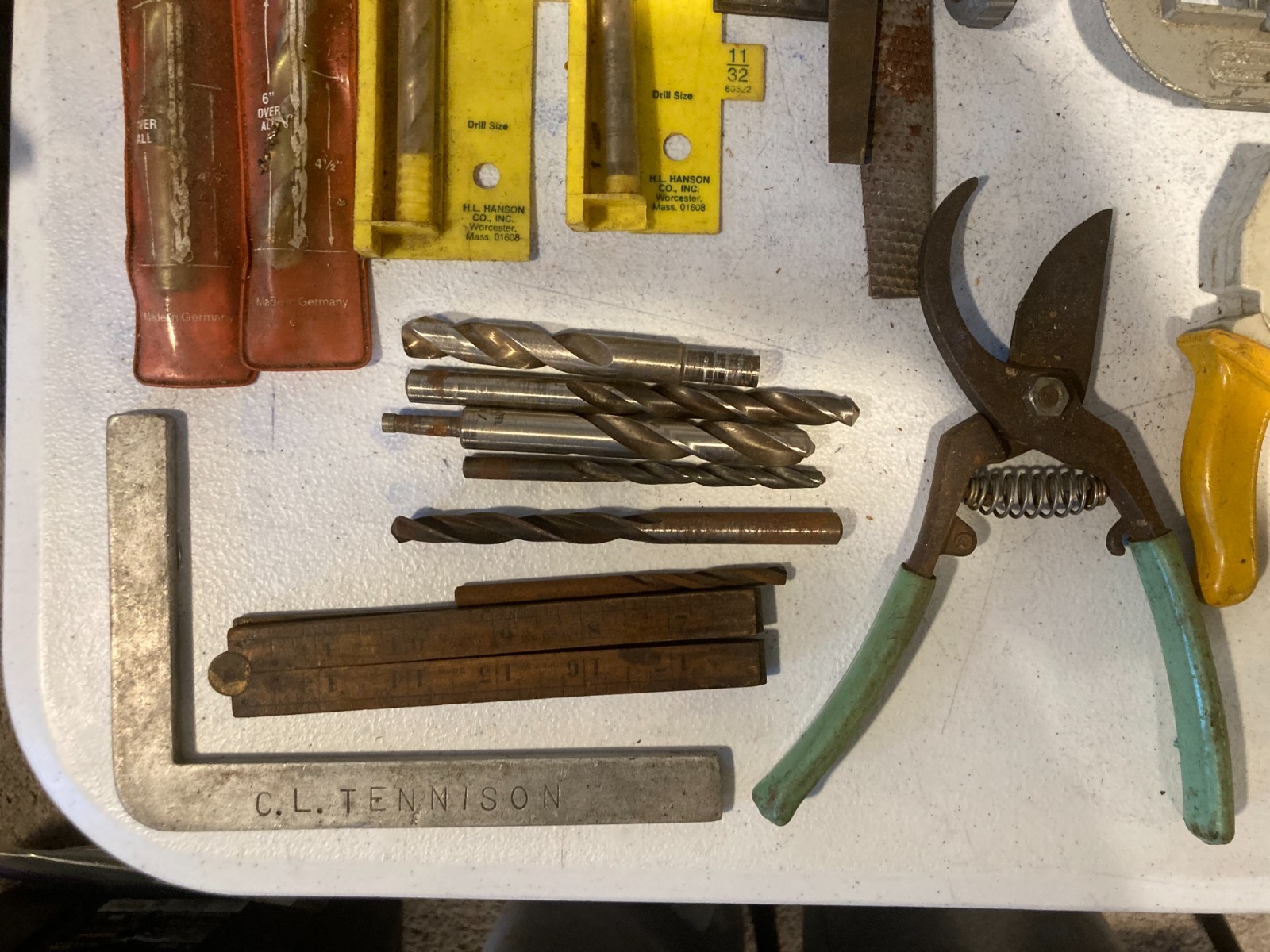 Vintage Tool Lot w/ Master Mechanic Metal Toolbox Wrenches Files