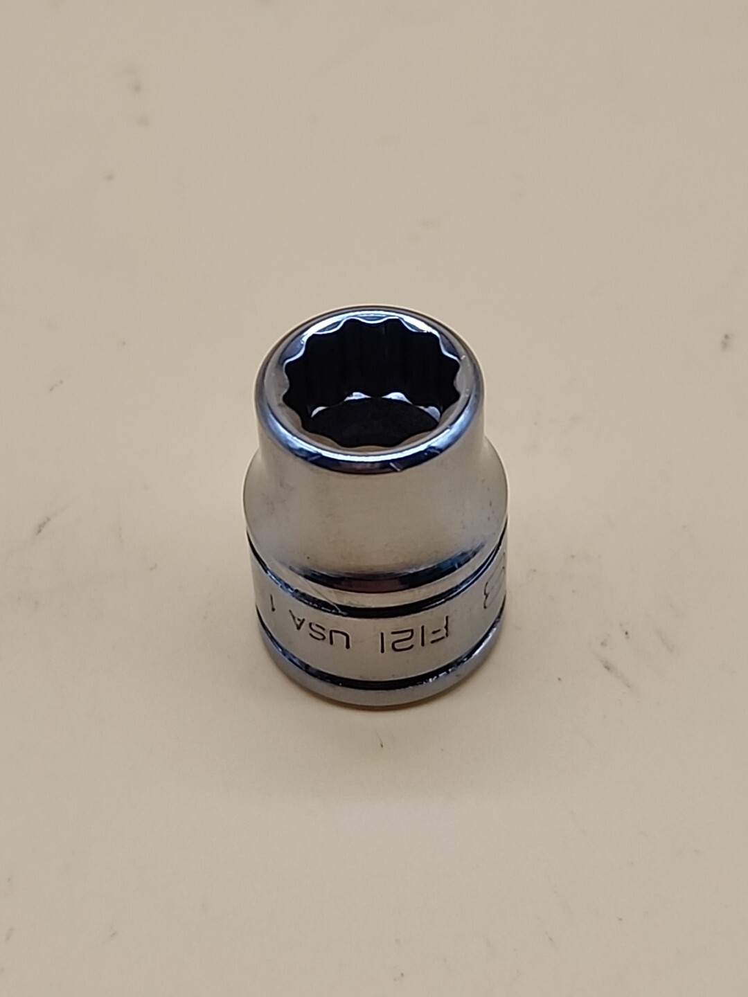 Snap On Tools F121 3/8″ Chrome Socket 12 Point 3/8″ Drive USA