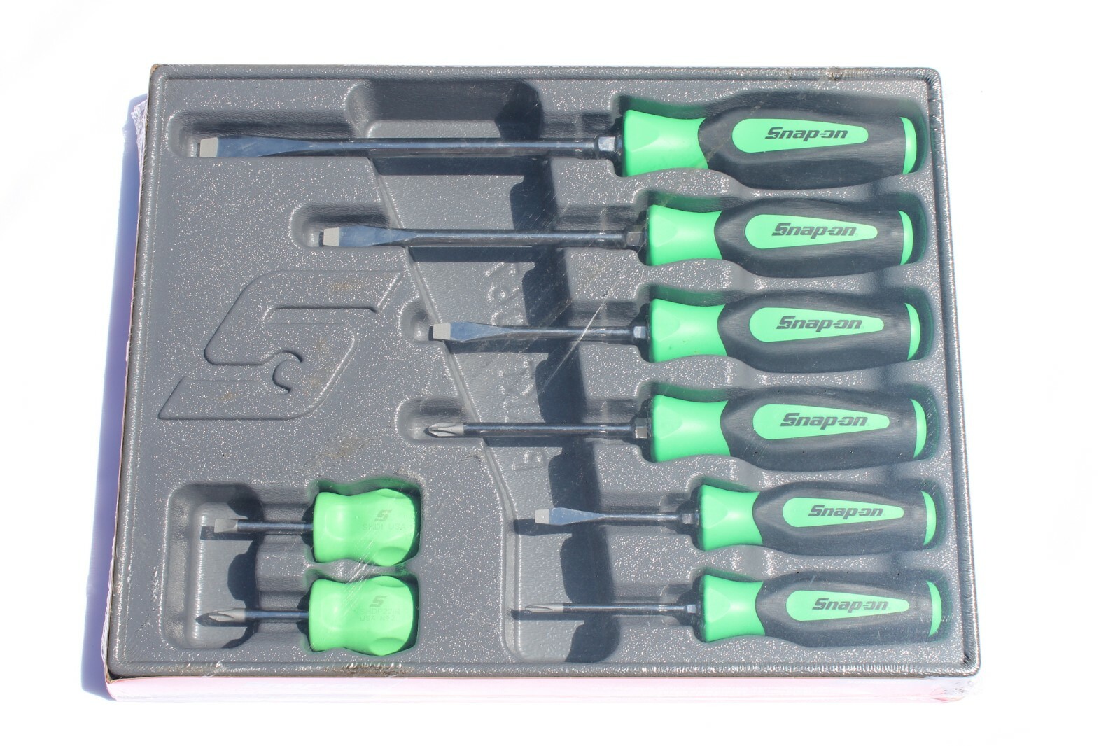 Snap-on Soft Grip Combination Screwdriver Set SGDX80BG