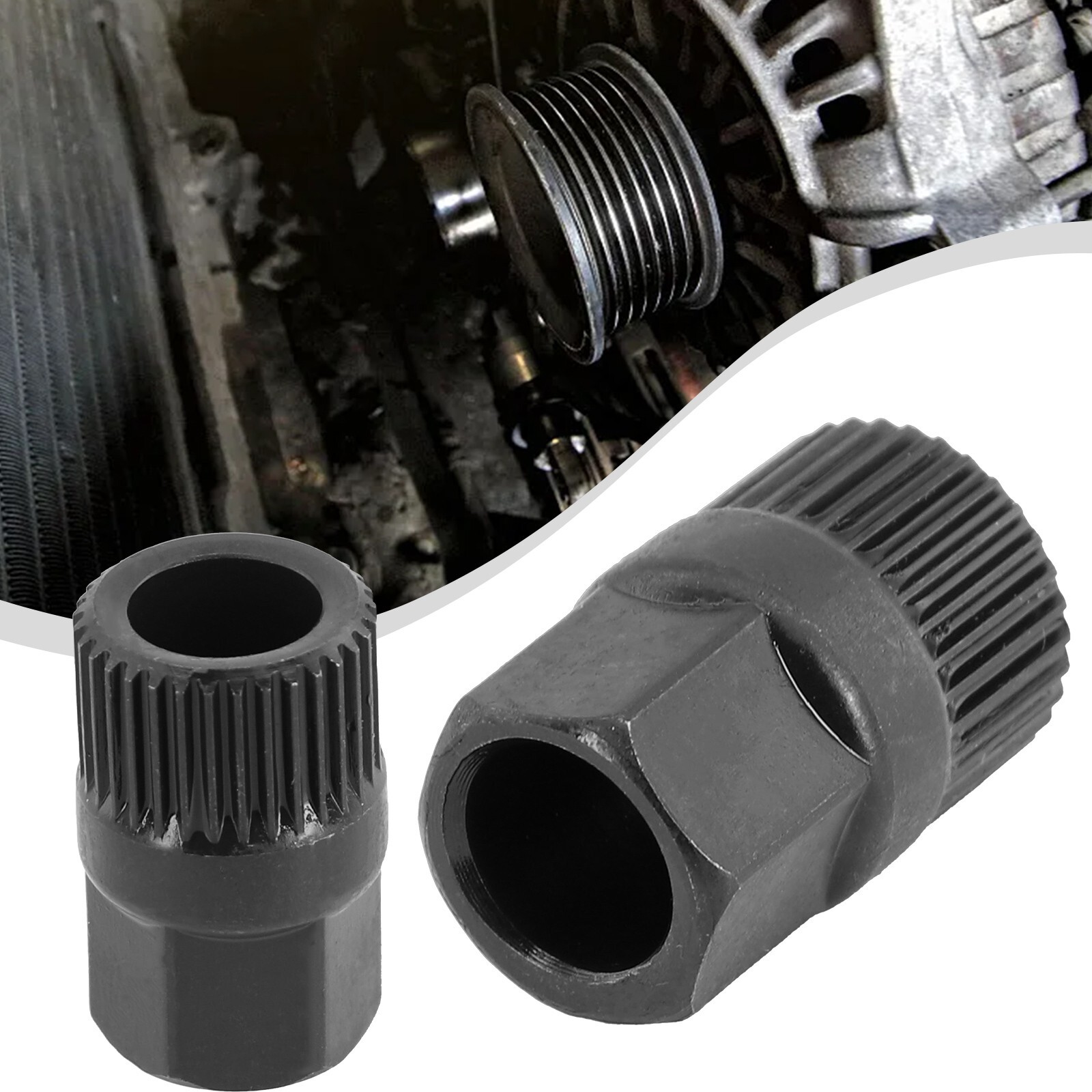 Pulley Removal Tool 1Pieces 33 Tooth Alternator Approx.17*33*30mm Clutch