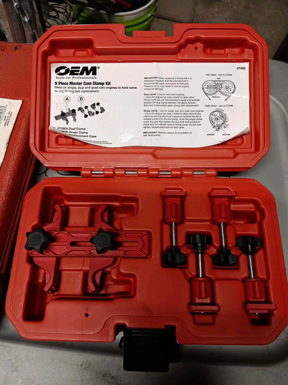 Cam Alignment 5 Piece Master Set