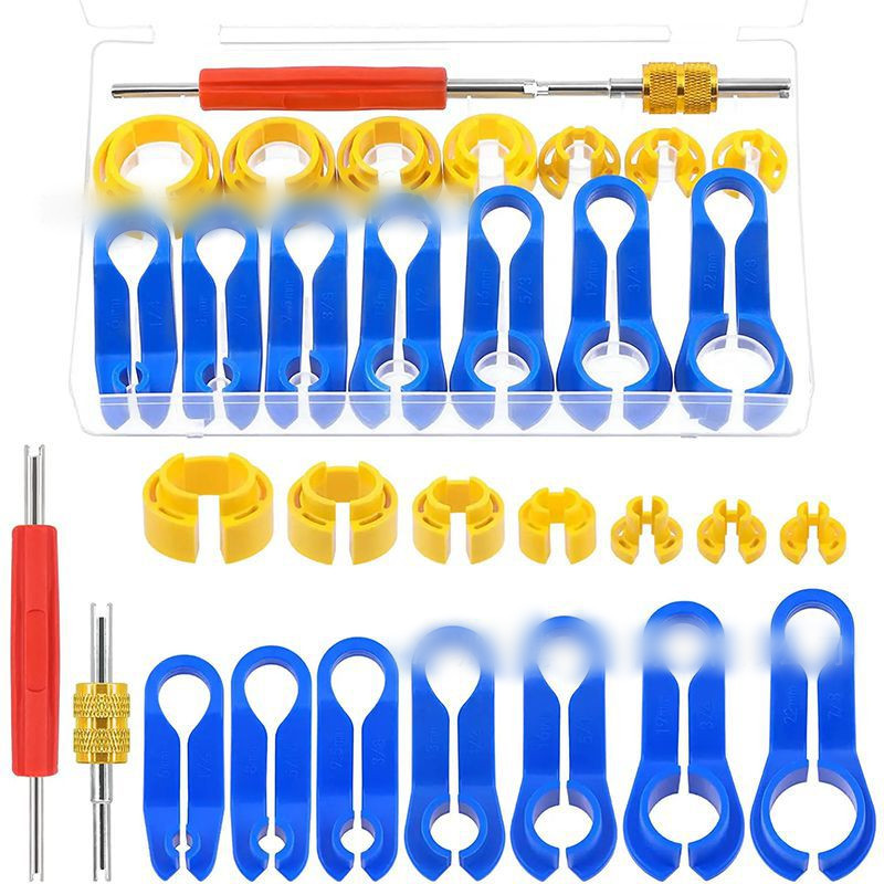 16Pcs AC Fuel Line Disconnect Removal Tool Set With Storage Box For Most Vehicle