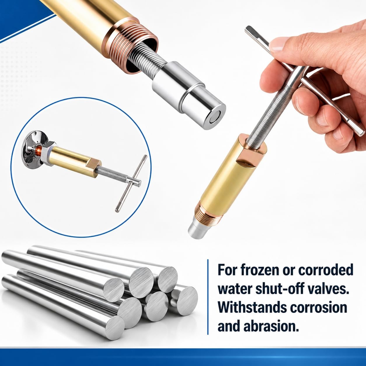 Vieliian 1/2″ Compression Sleeve & Ferrule Puller – No Heat, Cut, for DIY…