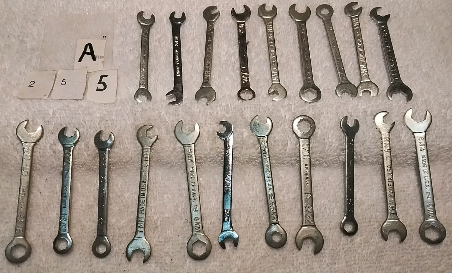 20 Pc IGNITION WRENCH SET SAE-METRIC USA 🇺🇸