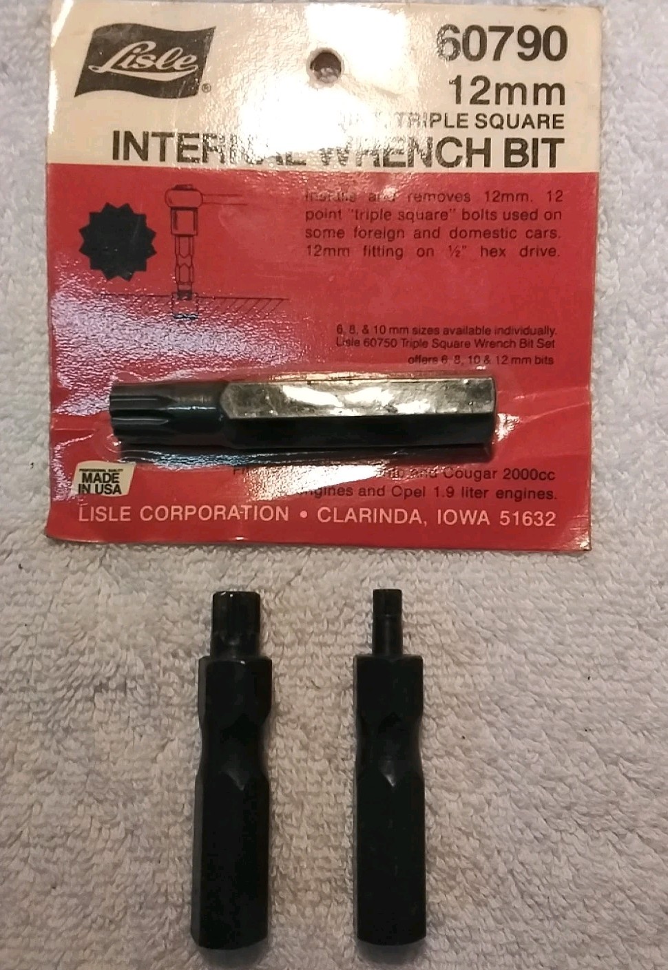 3pc TRIPLE SQUARE 12-10-6MM 🇺🇸 USA