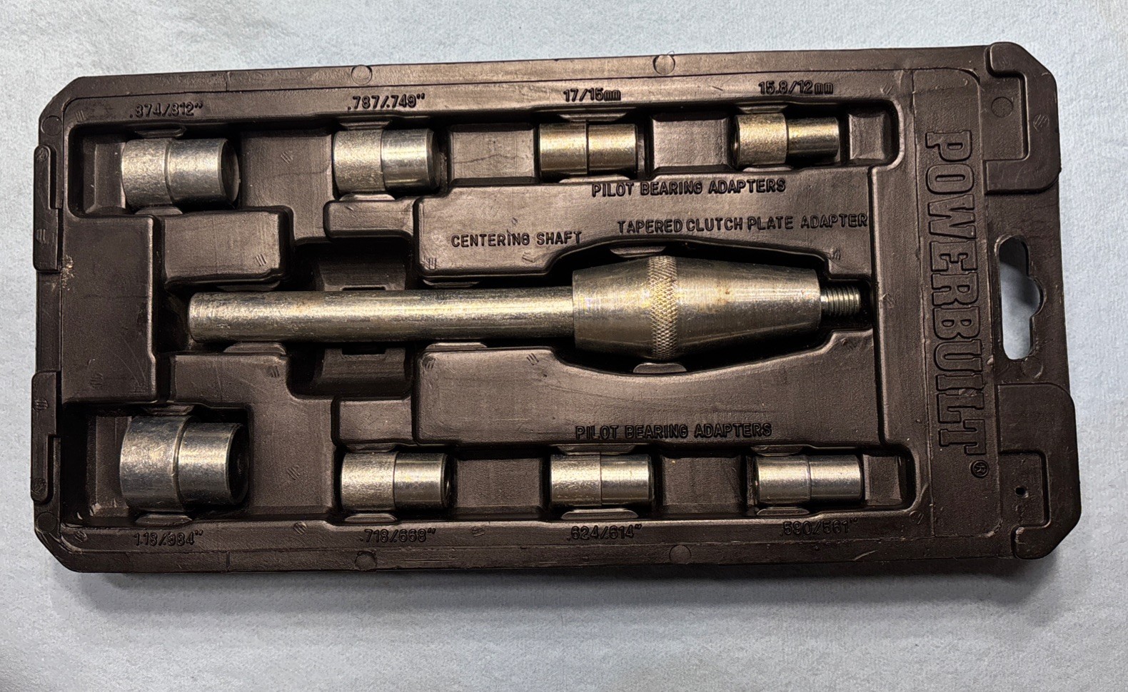 Powerbuilt Clutch Alignment Tool 648437 – 1999 Rev 1. Set SAE & Metric