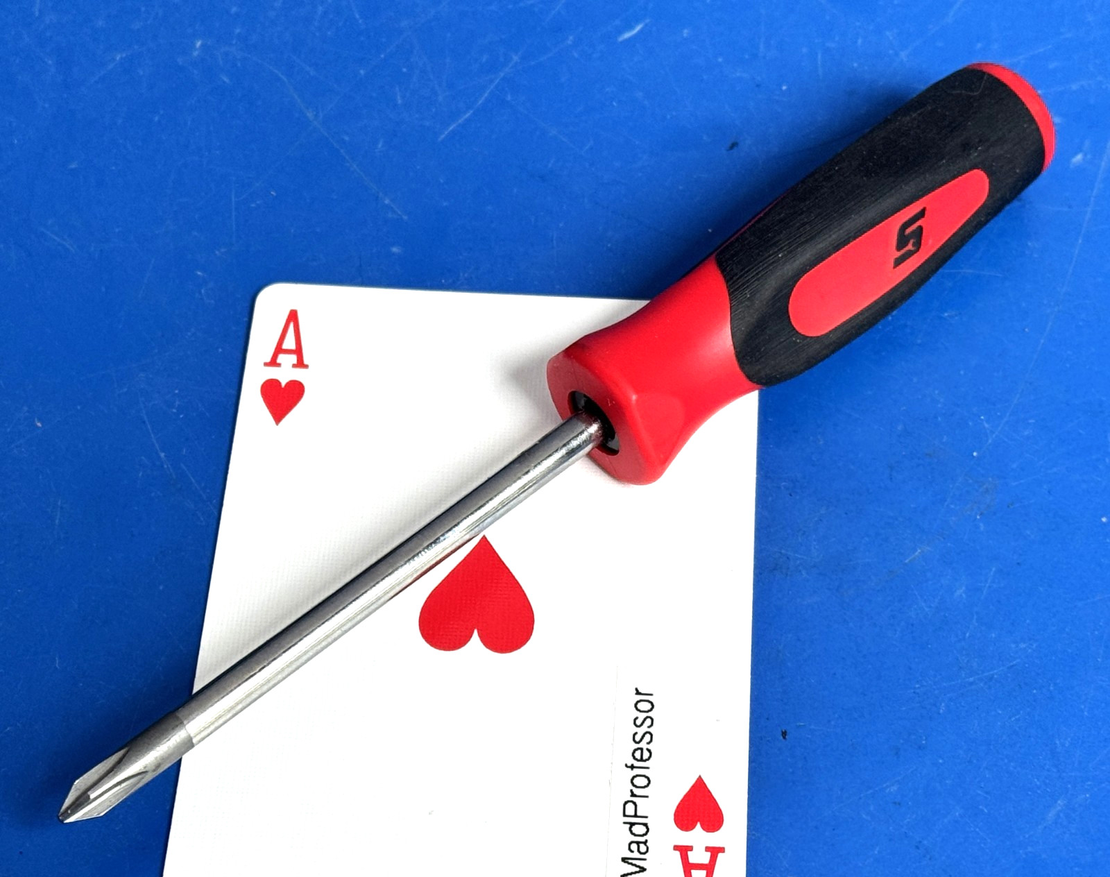 Snap-on Instinct Red Soft Grip Mini-Tip #1 Phillips Screwdriver SGDP301B NEW USA