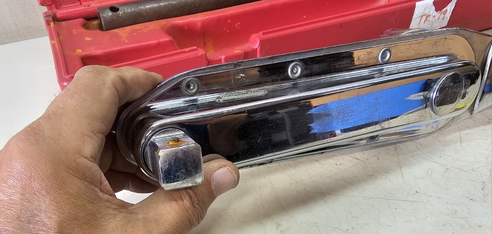 SNAP ON TORQUE METER WRENCH TORQOMETER 0 THRU 4200 TE353 S/N1034
