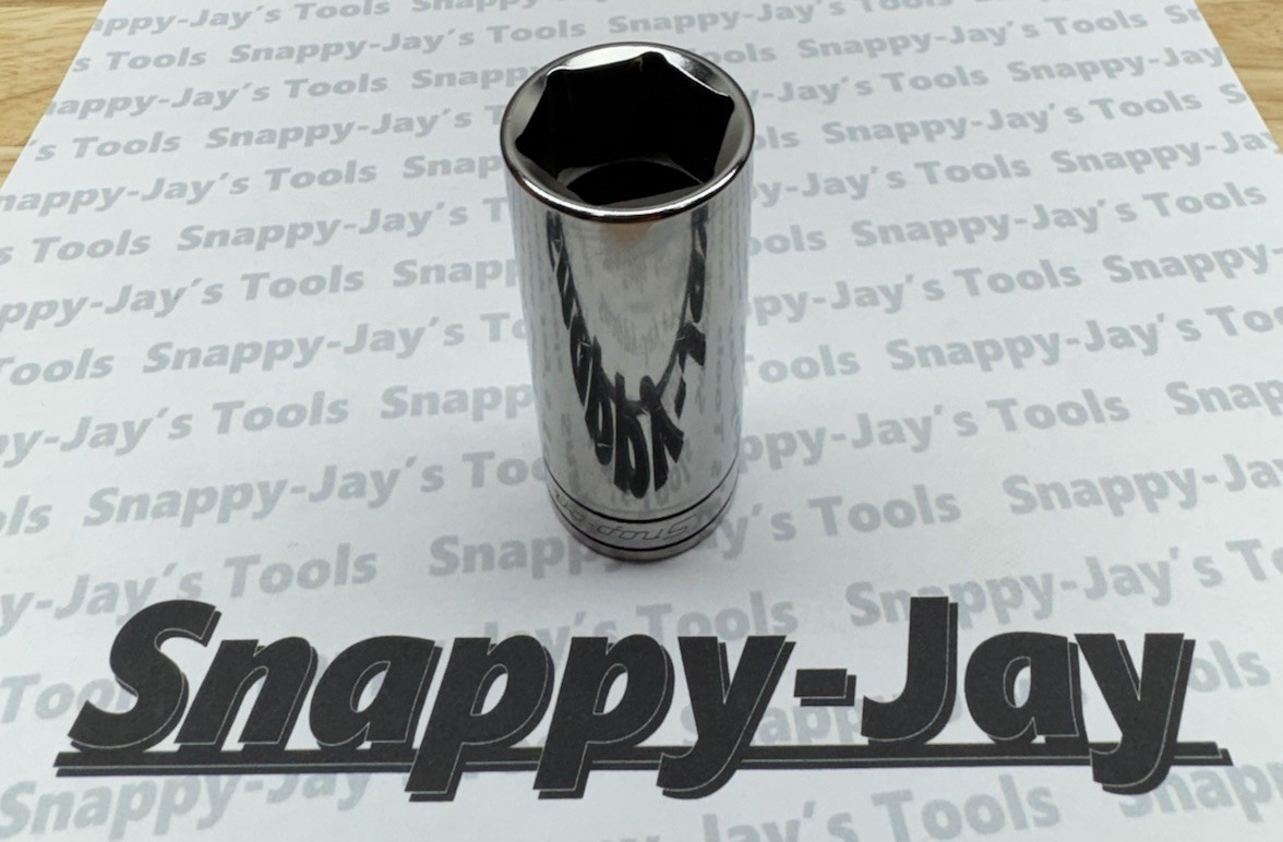 Snap-on Tools USA NEW 1/2″ Drive 1″ SAE Deep 6 Point Chrome Socket TS321