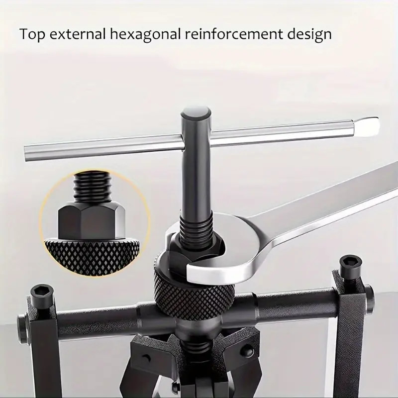 3 jaw Bearing Puller Pilot Blind Set Bushing Gear Small Inner Internal Kit Tool