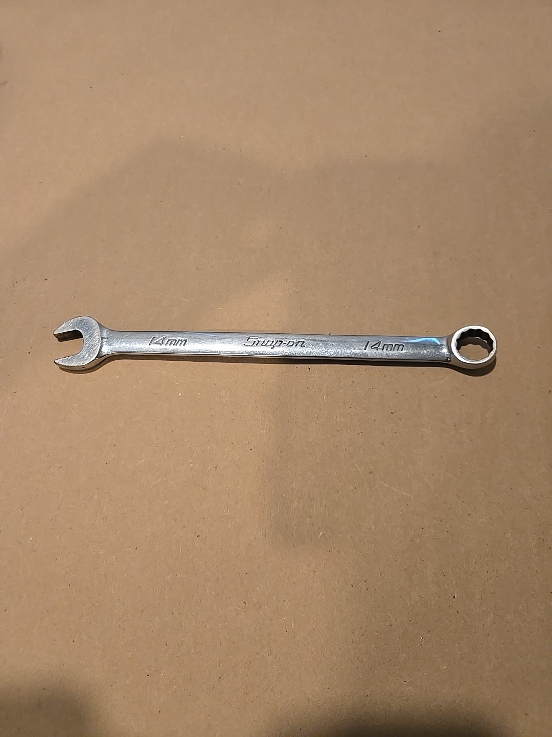 Snap On 14MM 12PT Metric Chrome Combination Wrench USA OEXM140B