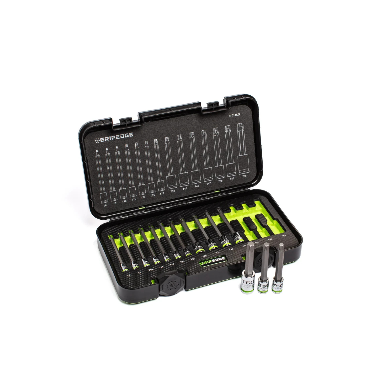 GripEdge MST45S 45pc Master RPT Star Driver Set + Free 14pc RPT Long Star Set