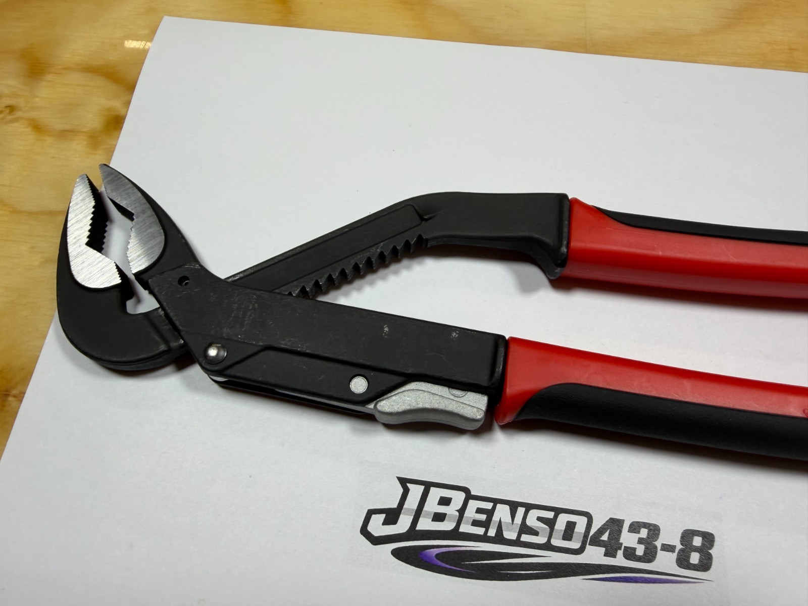 Blue-Point Tools NEW Soft Grip 12″ Thumb Release Adjustable Joint Pliers AP12